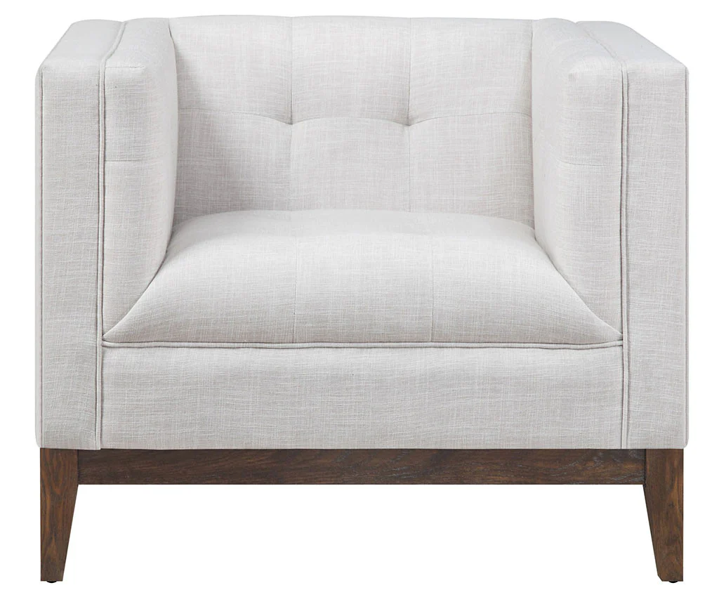 Galio Linen Chair Beige - Image 2