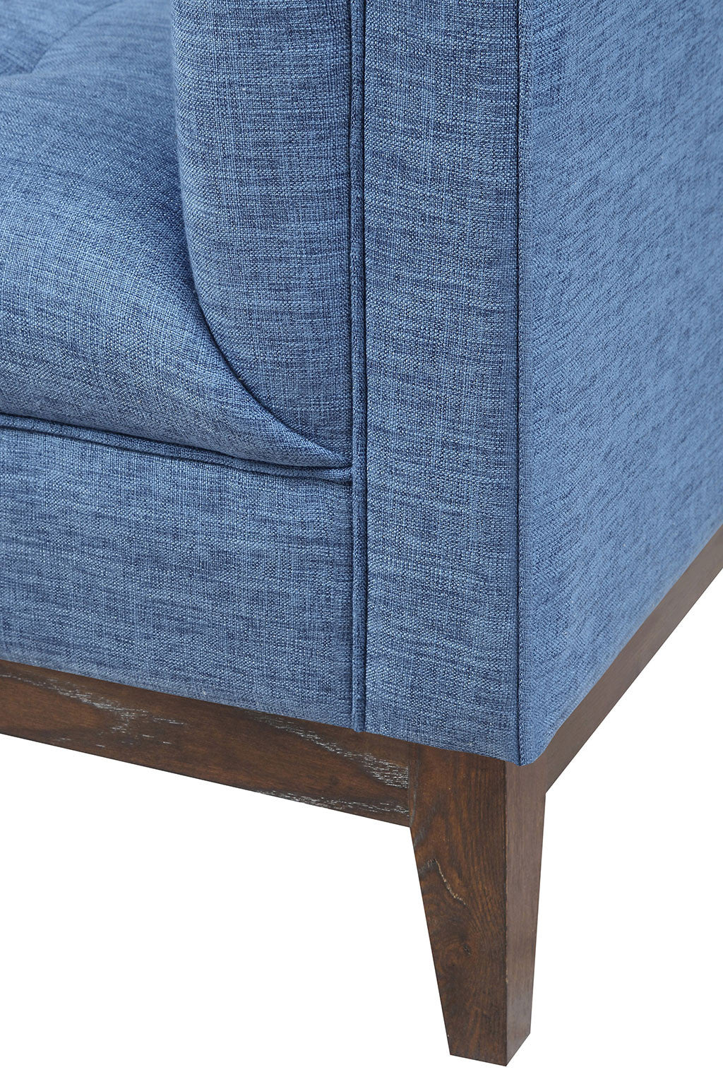 Galio Linen Chair Blue - Image 3