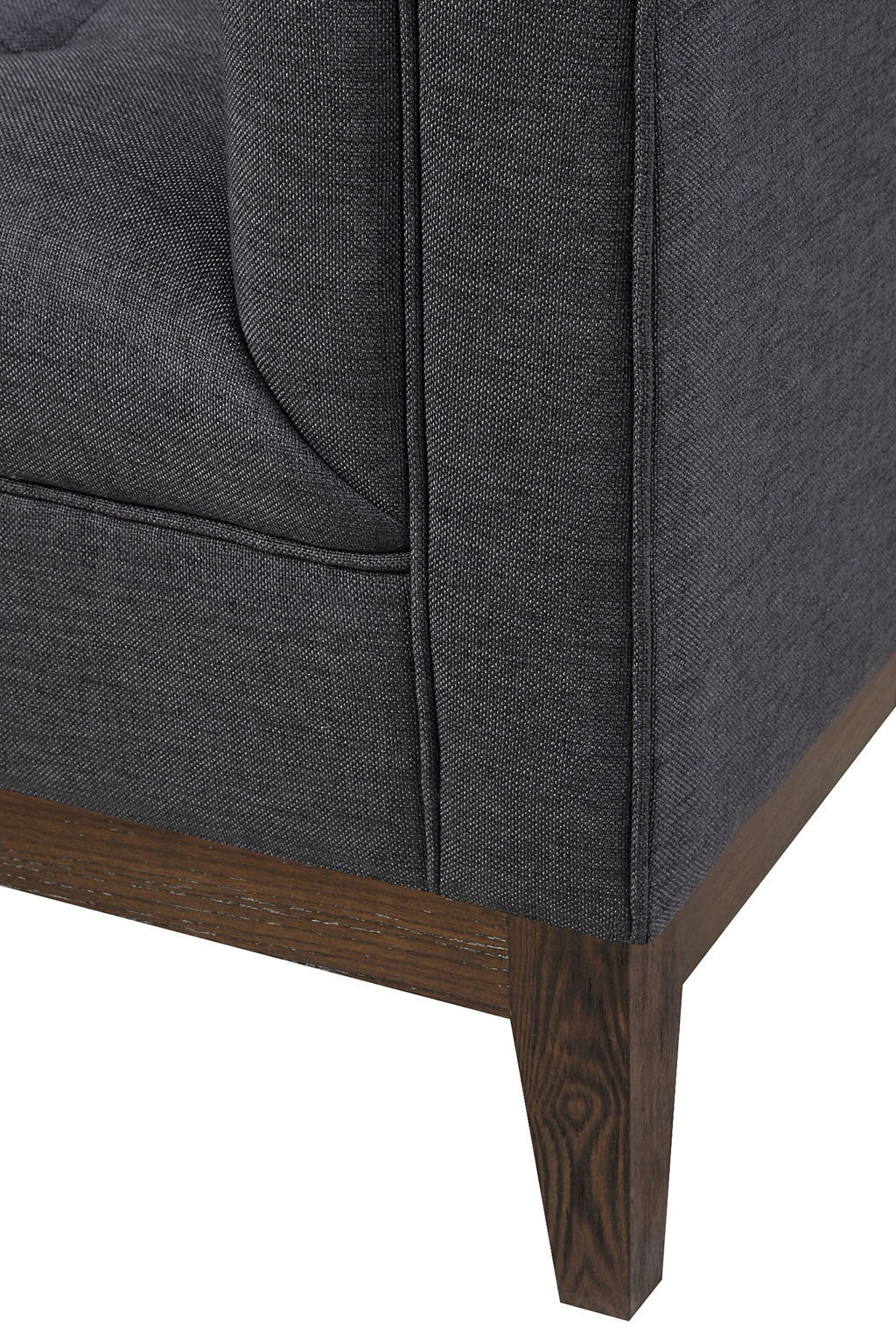 Galio Linen Chair Gray - Image 3