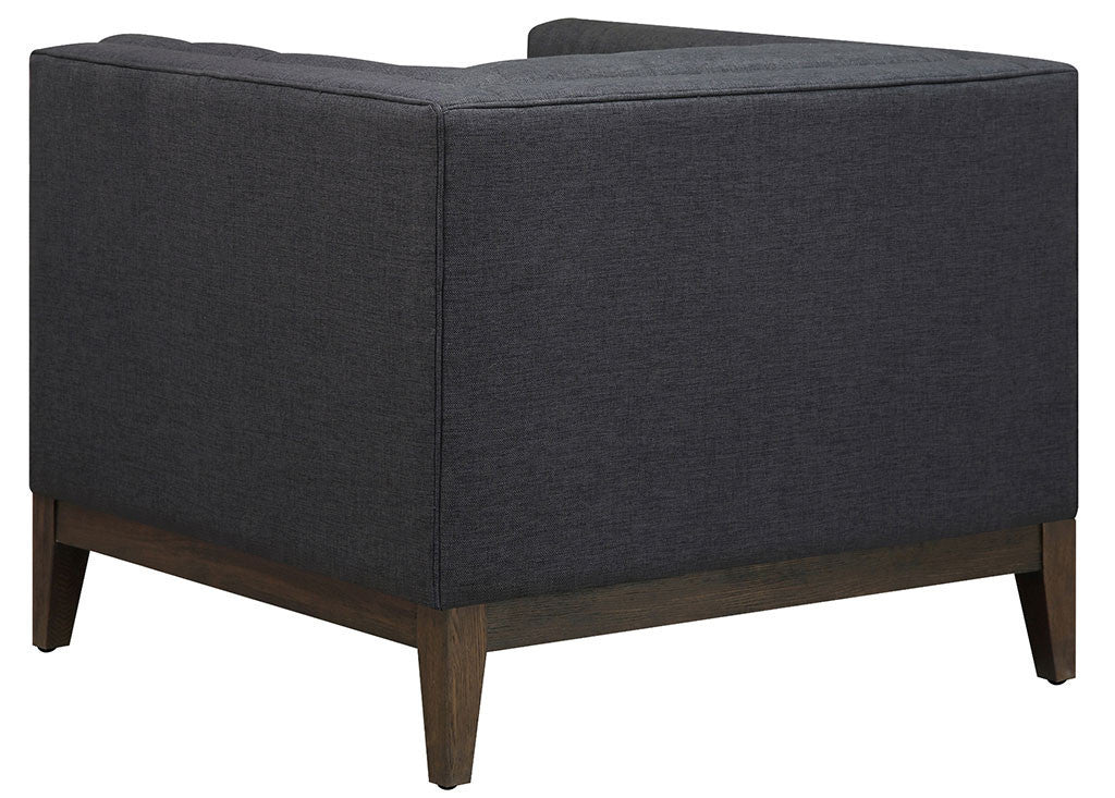 Galio Linen Chair Gray - Image 4