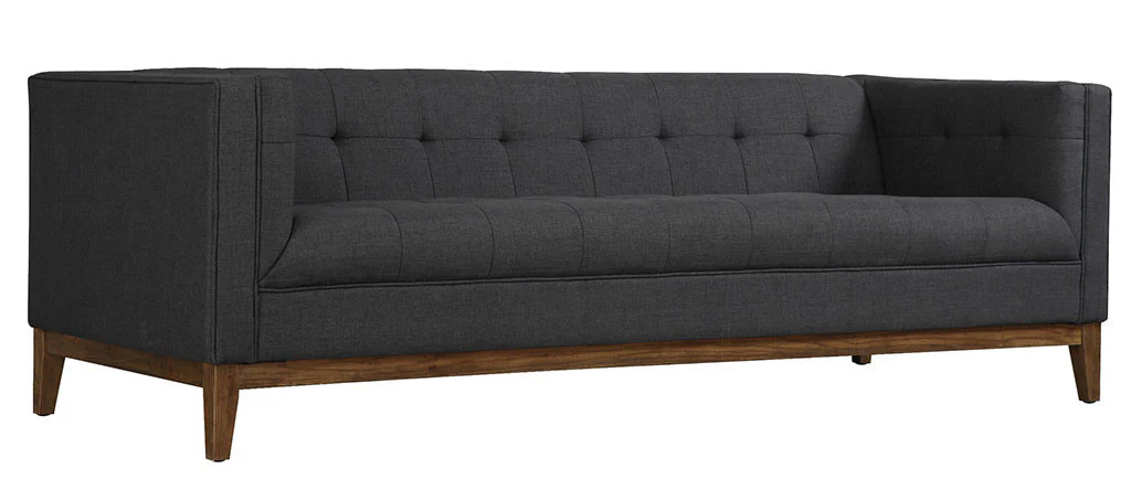 Galio Linen Sofa Gray - Image 2
