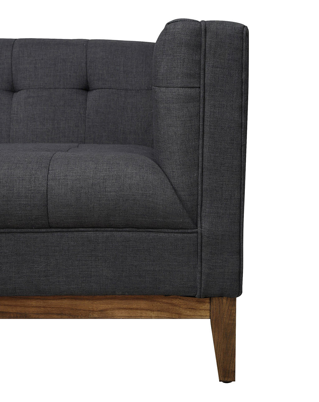 Galio Linen Sofa Gray - Image 3