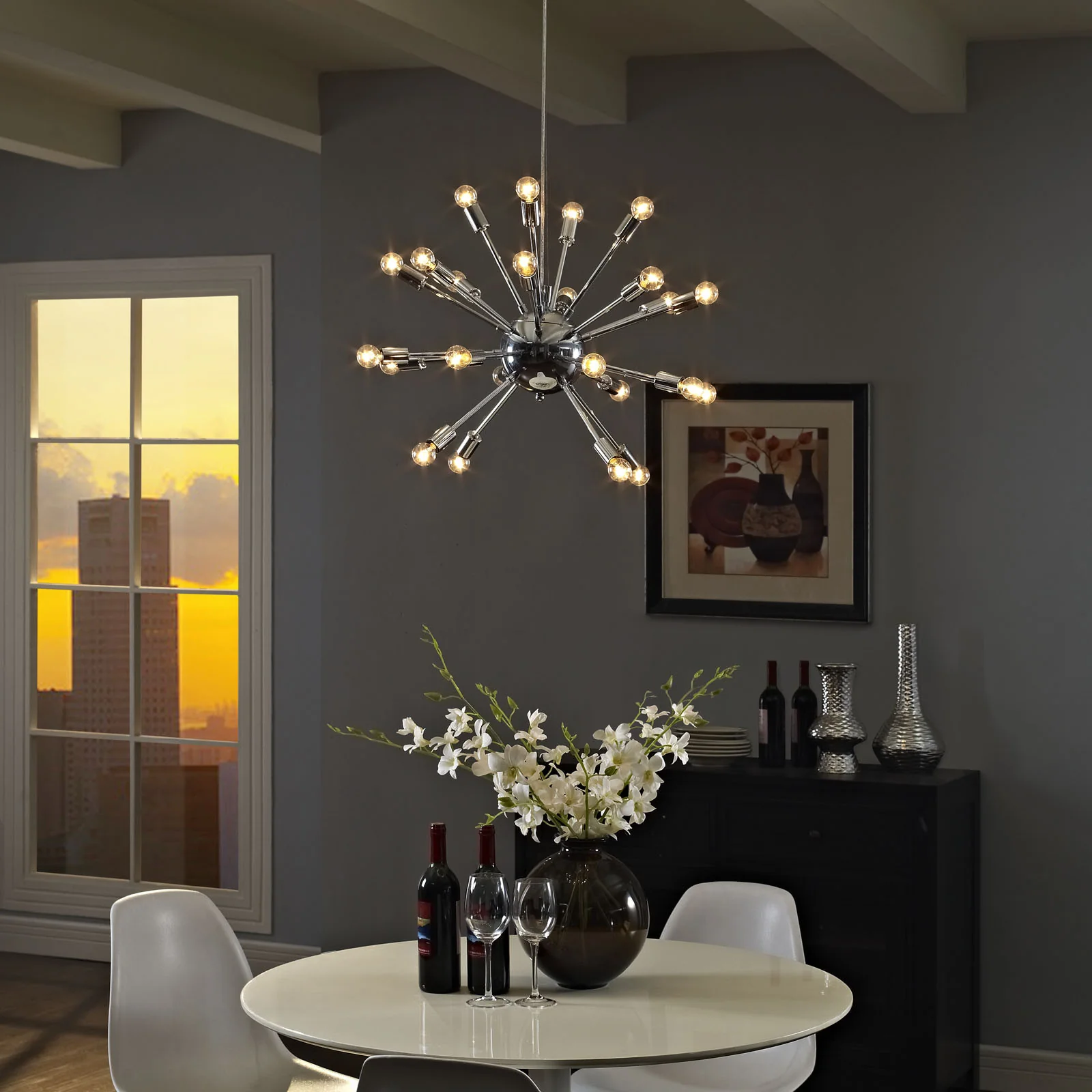 Gama Chandelier Silver - Image 4