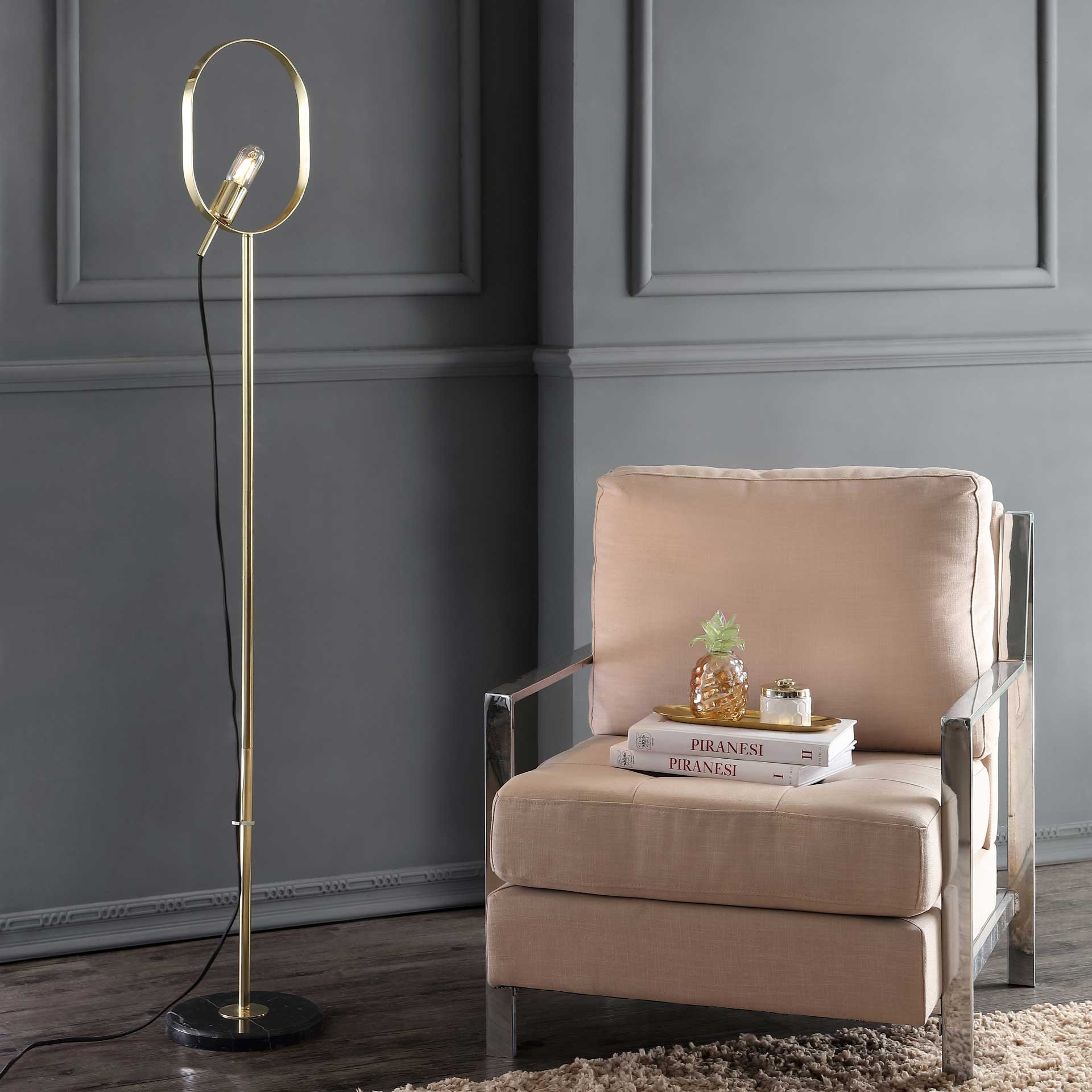 Gama Floor Lamp Gold - Image 4