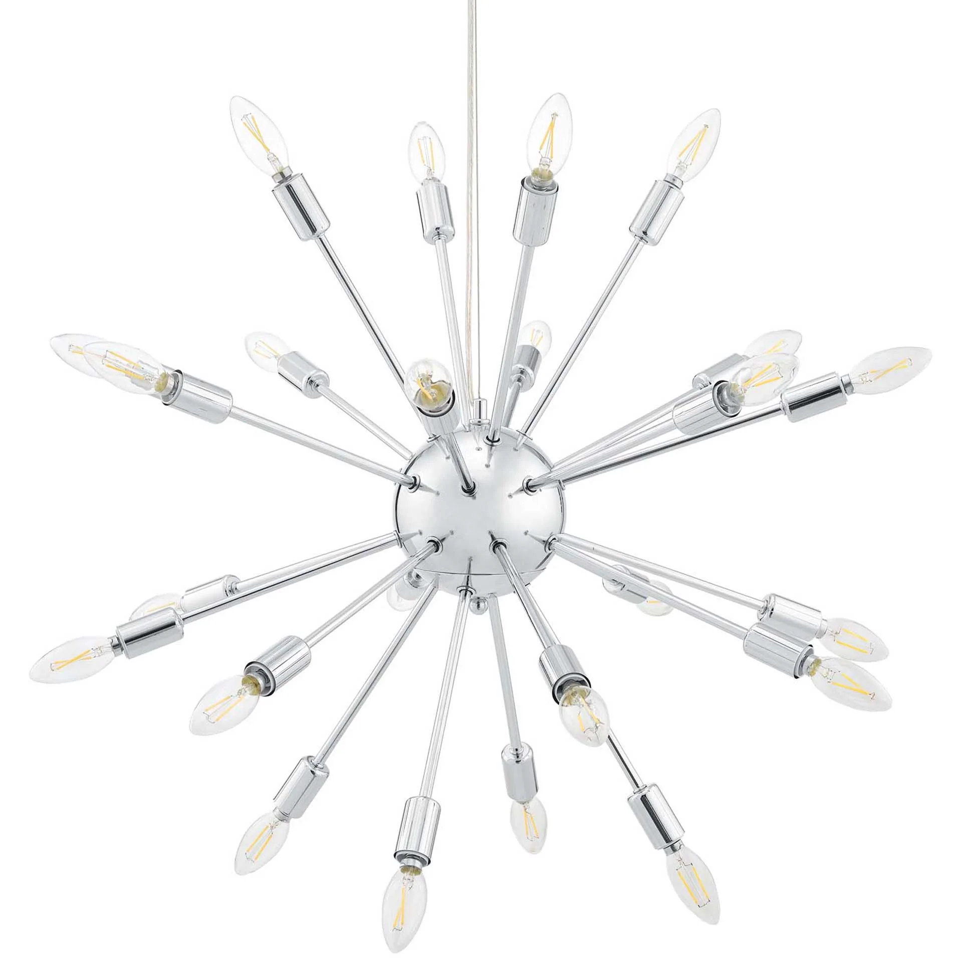 Gama Metal Chandelier Silver - Image 2
