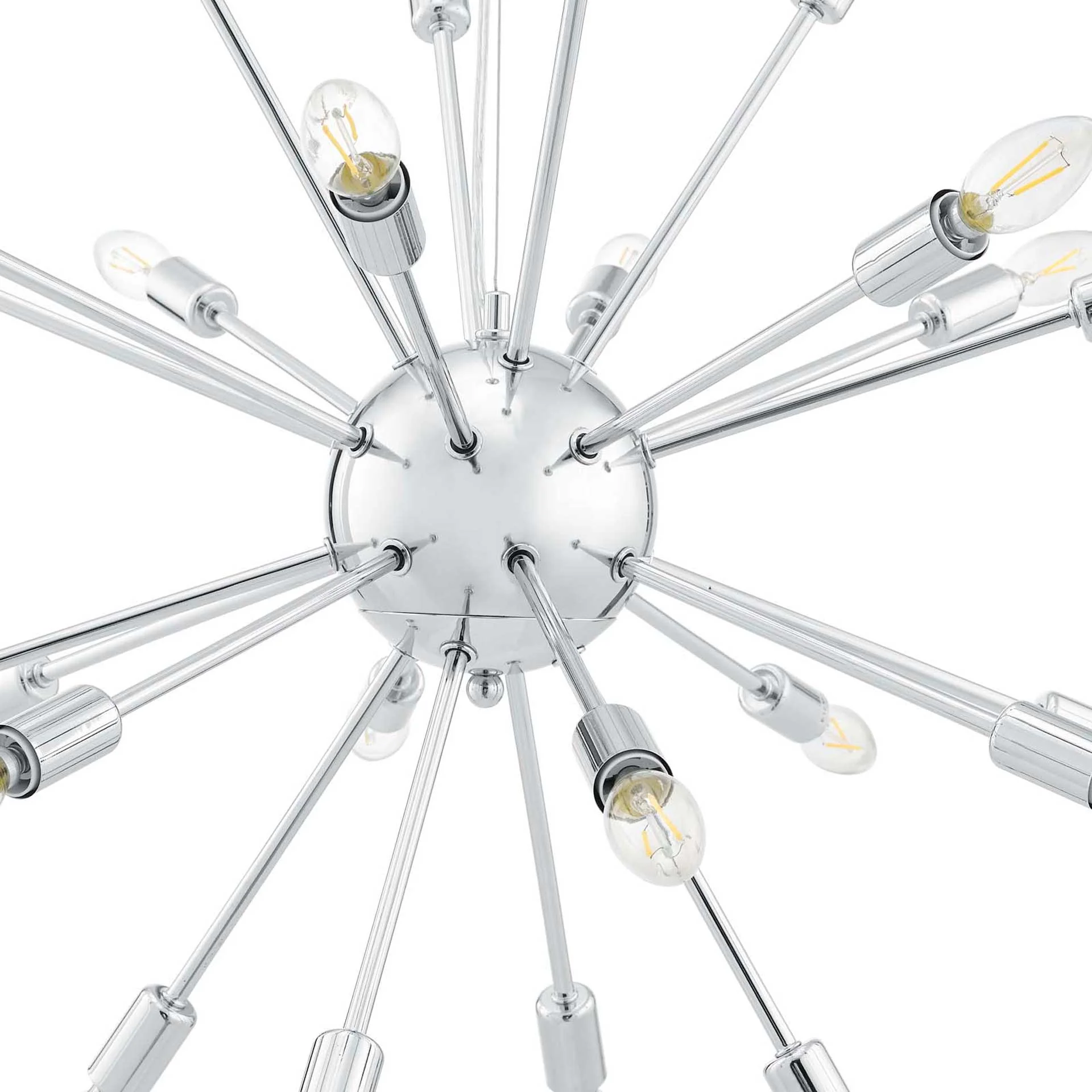 Gama Metal Chandelier Silver - Image 3