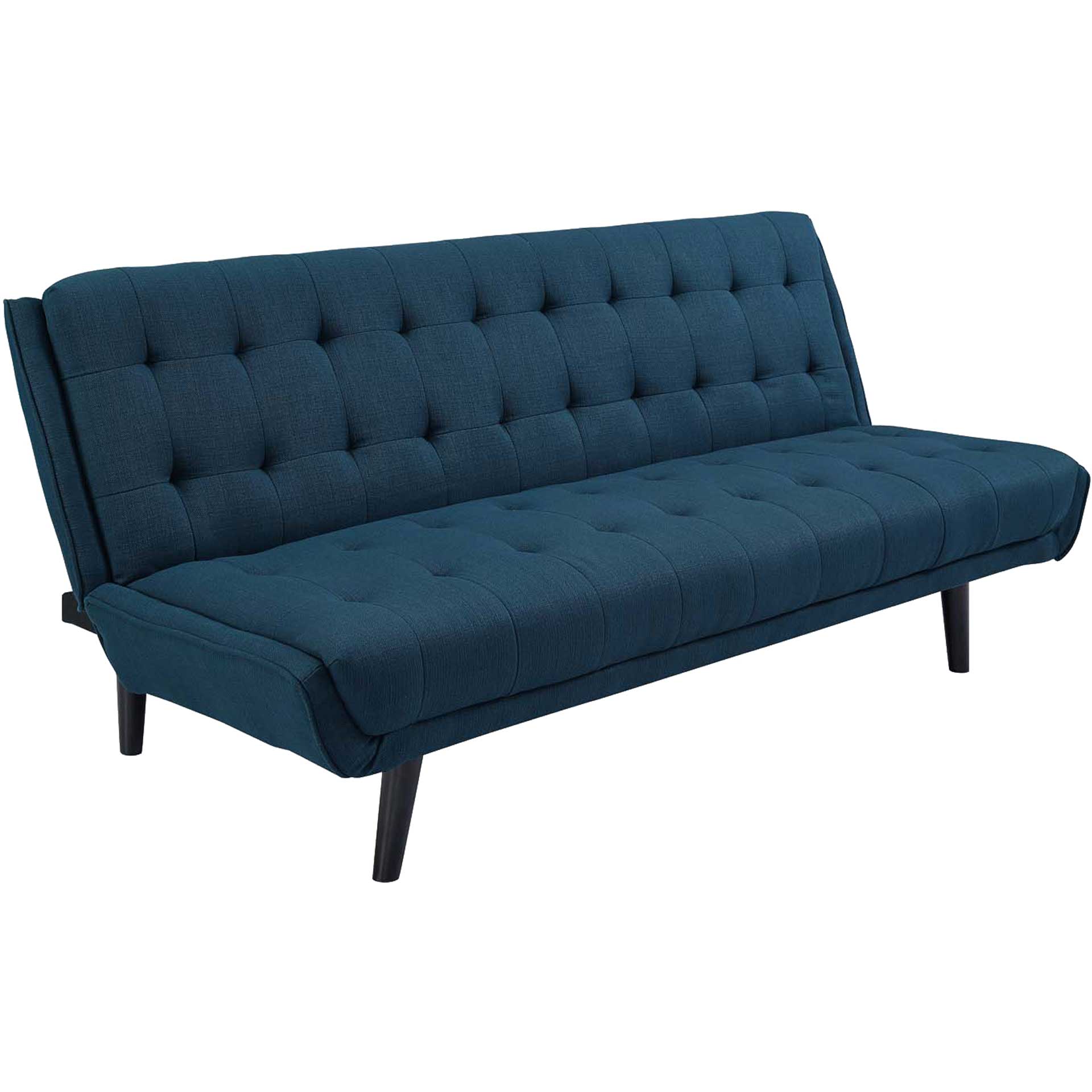 Gather Tufted Convertible Fabric Sofa Bed Azure - Image 2