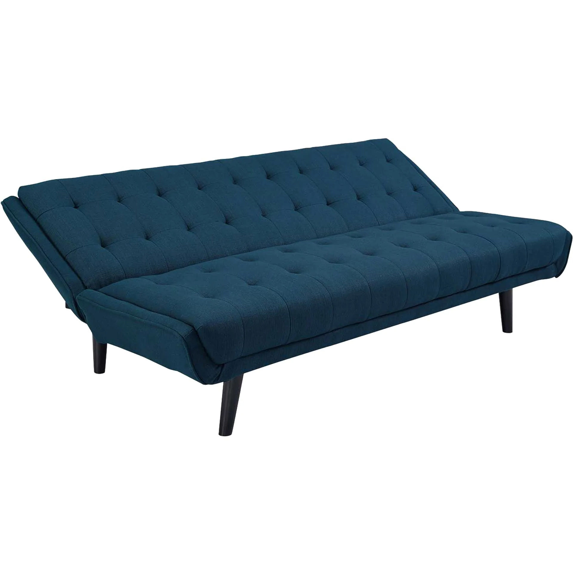 Gather Tufted Convertible Fabric Sofa Bed Azure - Image 3