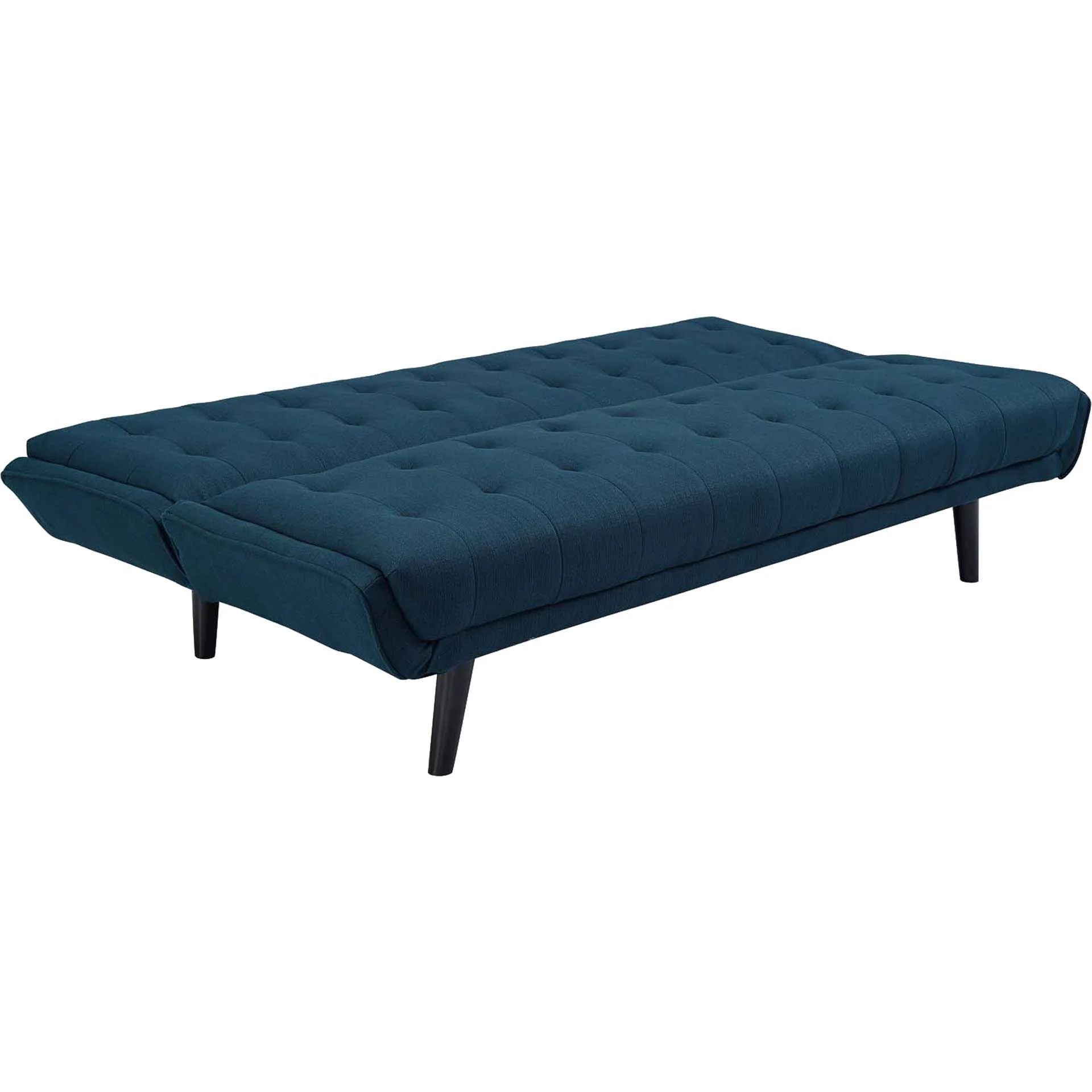 Gather Tufted Convertible Fabric Sofa Bed Azure - Image 4