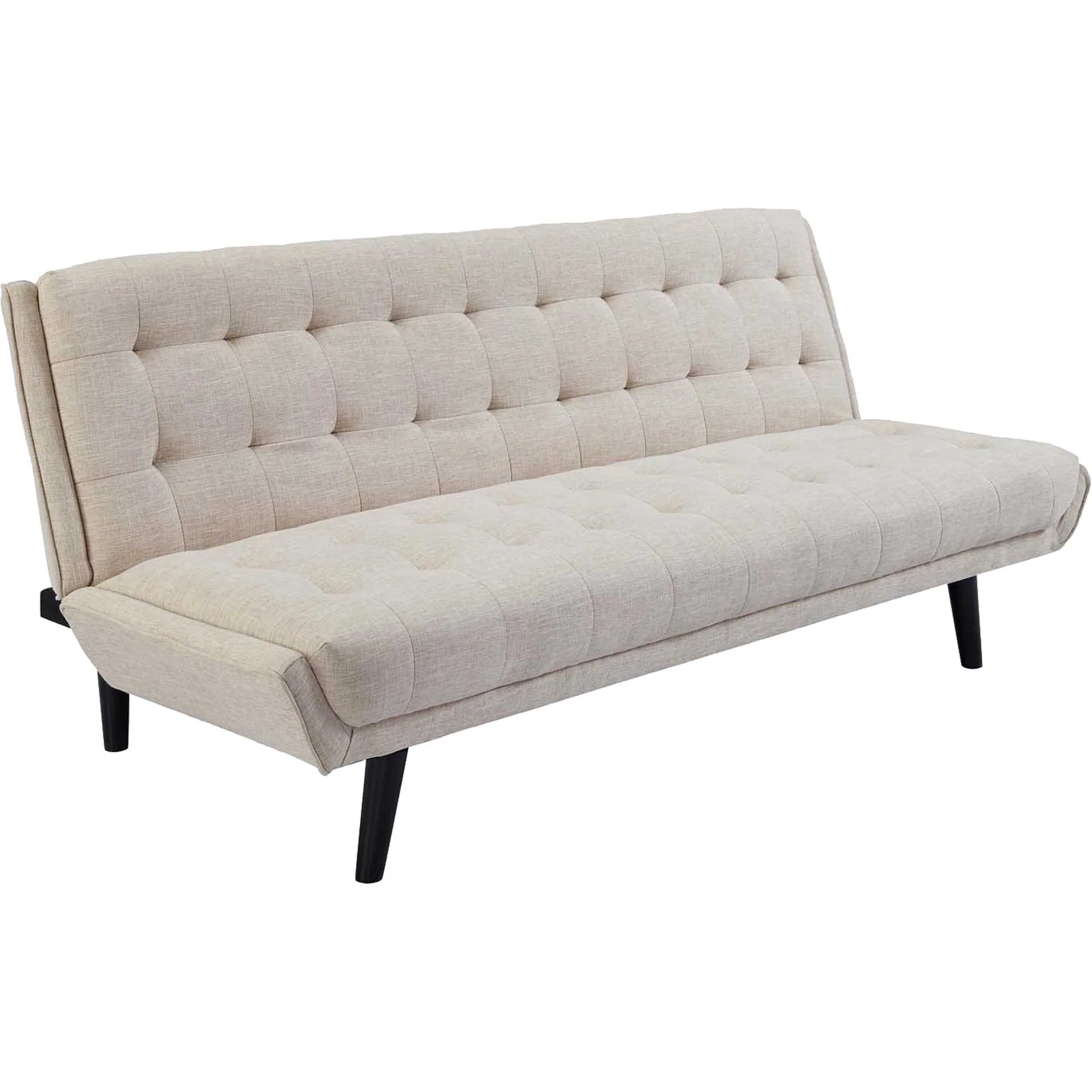 Gather Tufted Convertible Fabric Sofa Bed Beige - Image 2