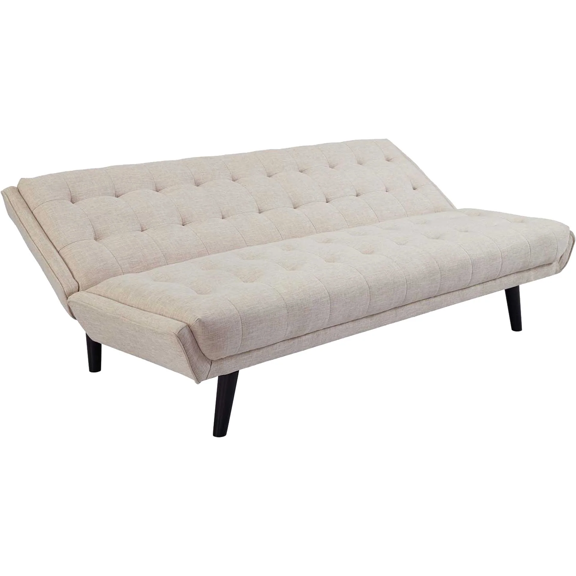 Gather Tufted Convertible Fabric Sofa Bed Beige - Image 3