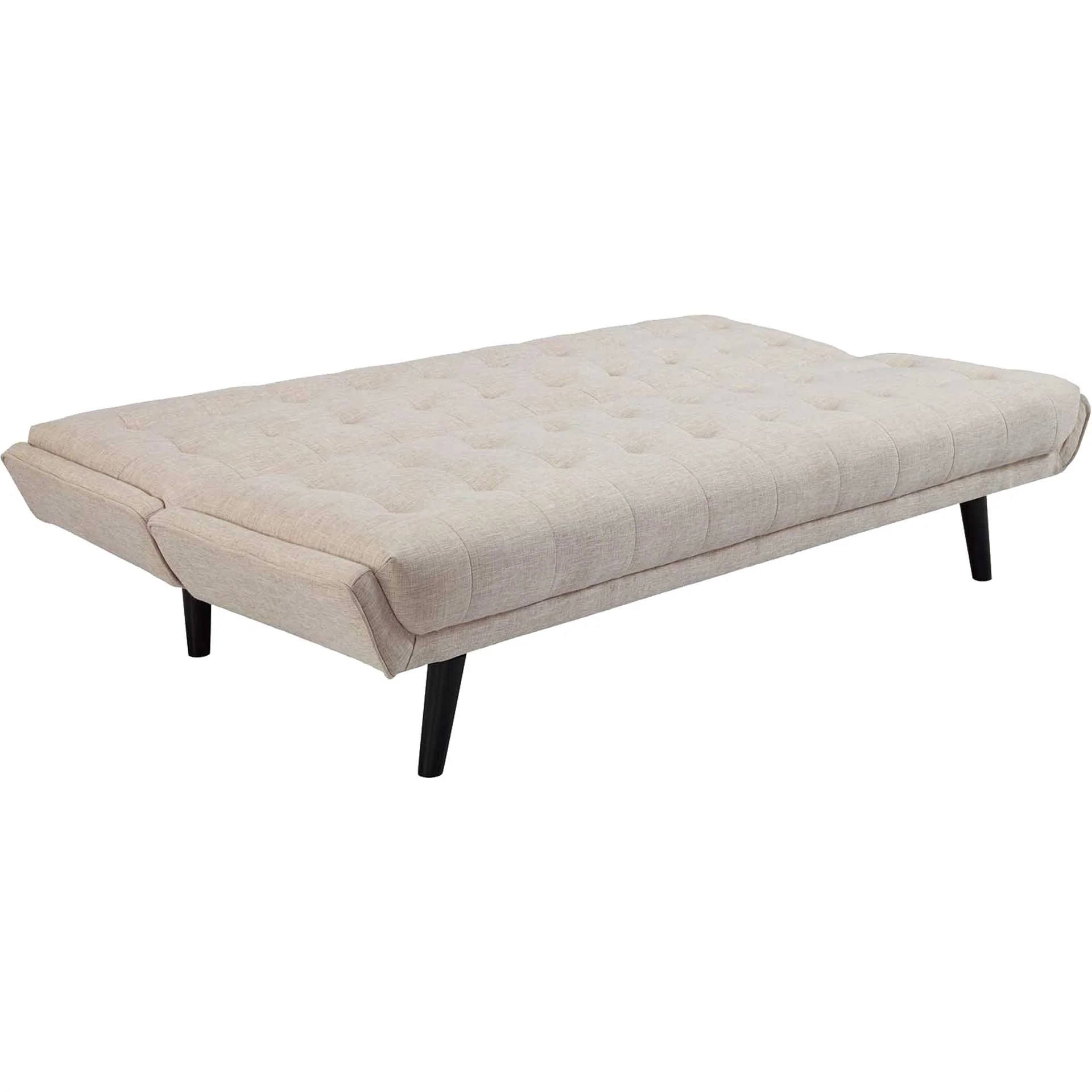 Gather Tufted Convertible Fabric Sofa Bed Beige - Image 4