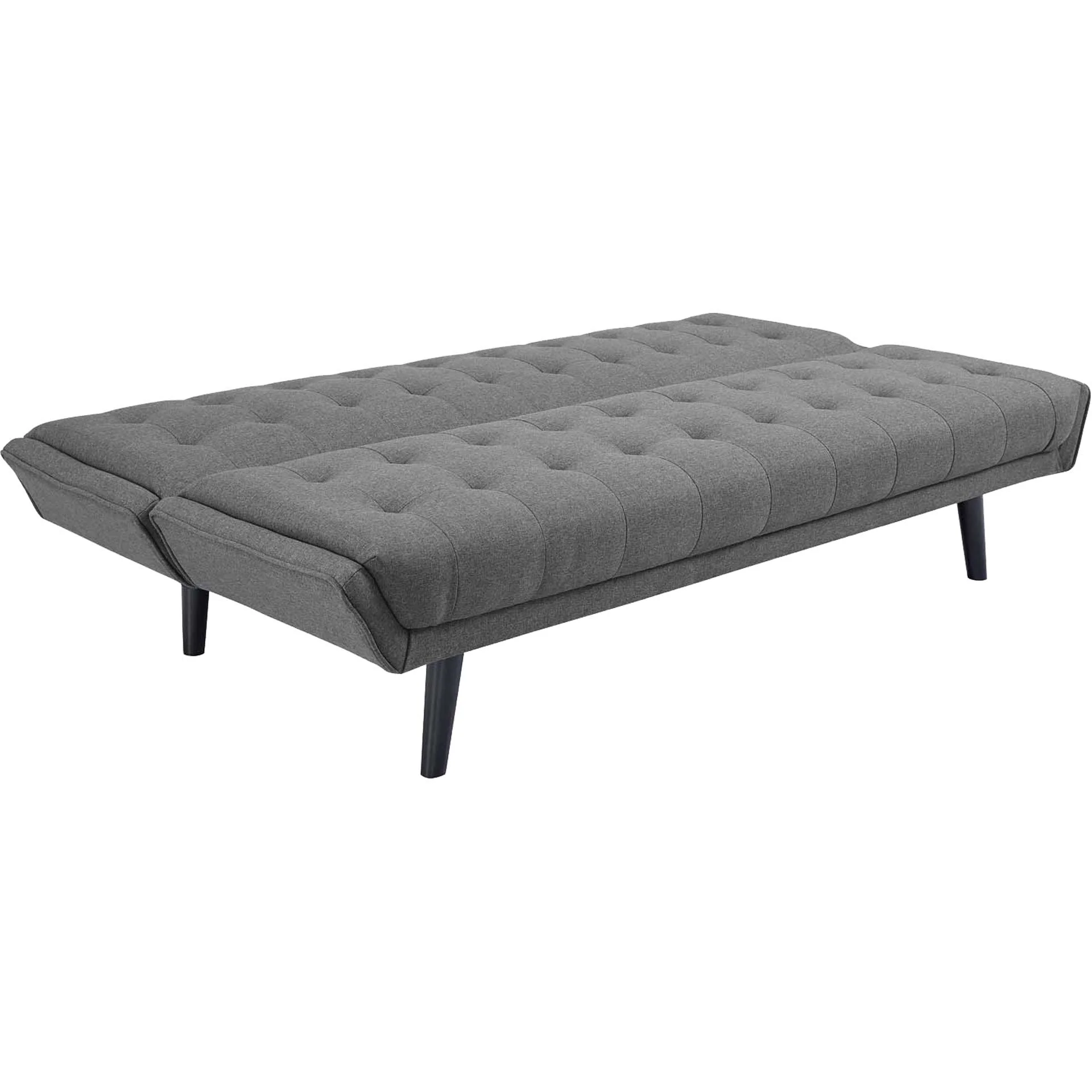 Gather Tufted Convertible Fabric Sofa Bed Gray - Image 4