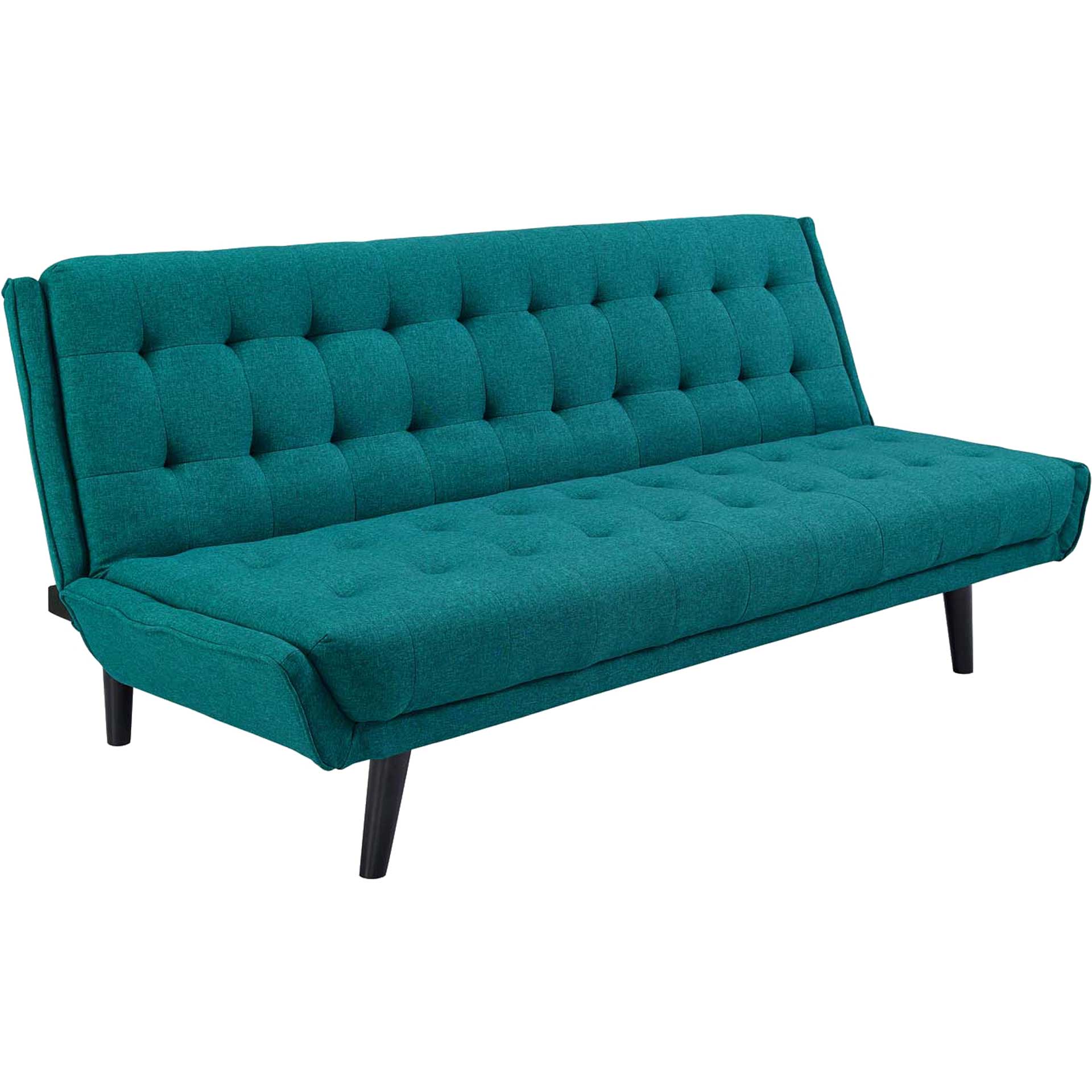Gather Tufted Convertible Fabric Sofa Bed Teal - Image 2