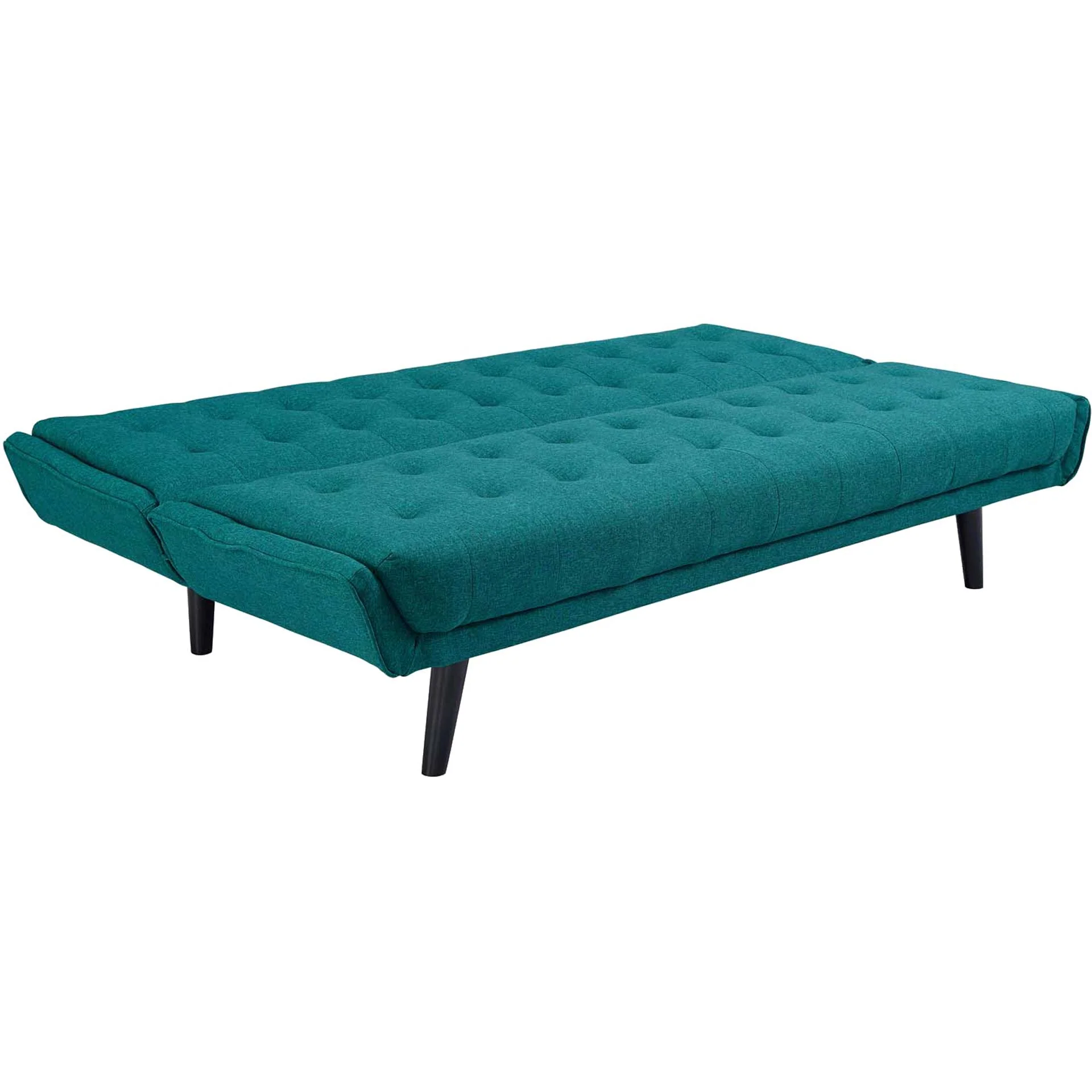 Gather Tufted Convertible Fabric Sofa Bed Teal - Image 4