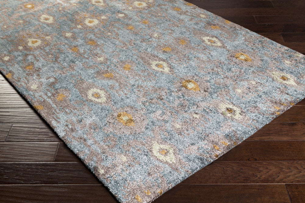 Gemini Chocolate/Teal Area Rug - Image 4