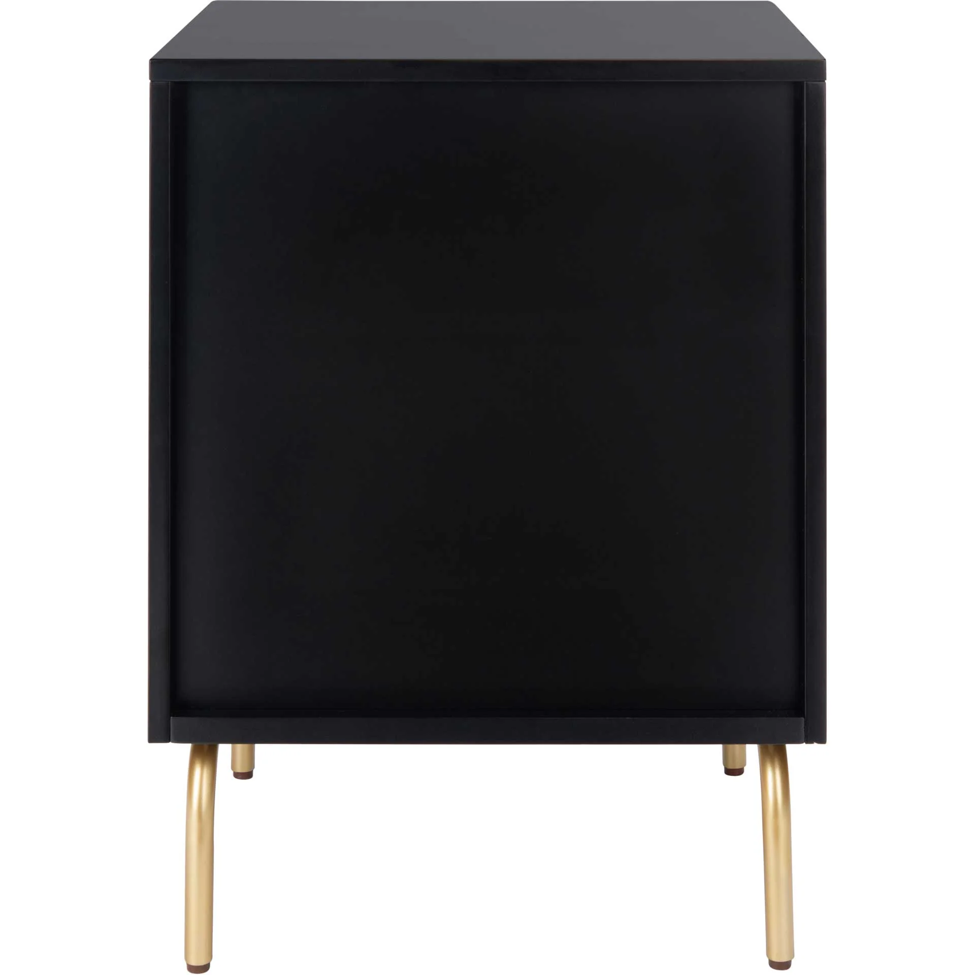 Gemma 2 Drawer Nightstand Black/White Washed - Image 4