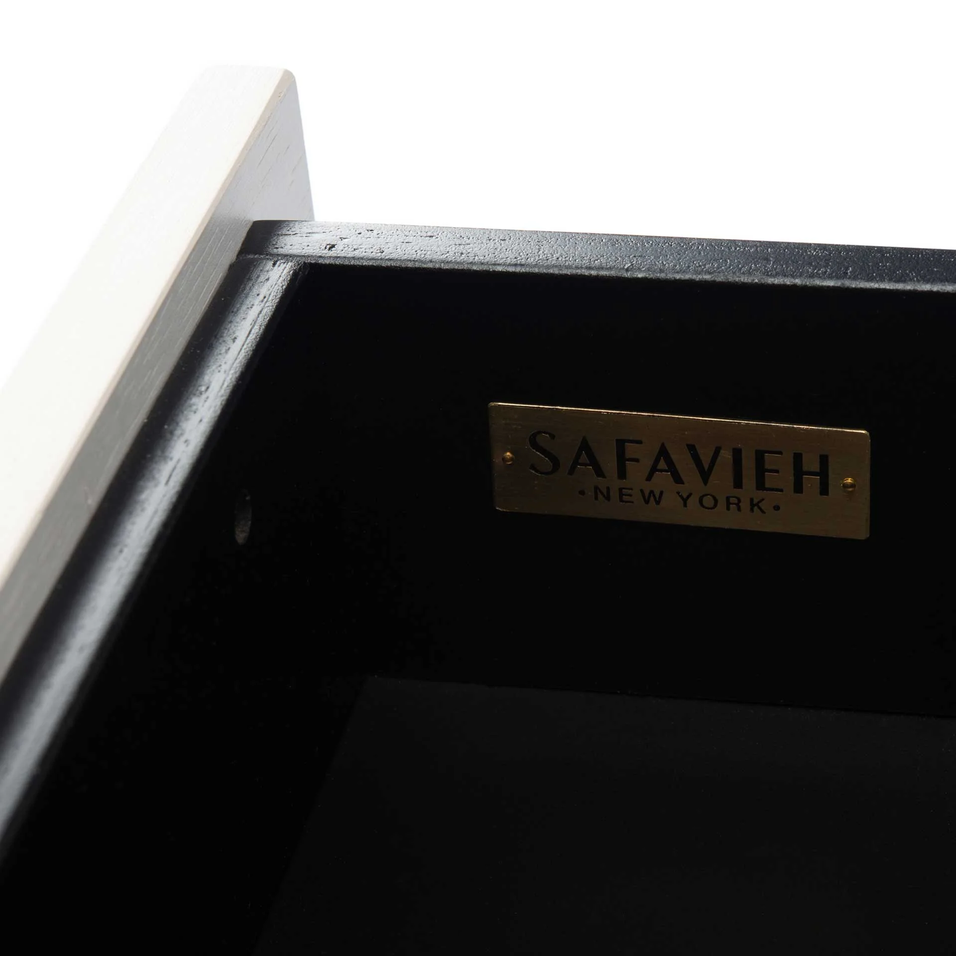 Gemma 2 Drawer Nightstand Black/White Washed - Image 7