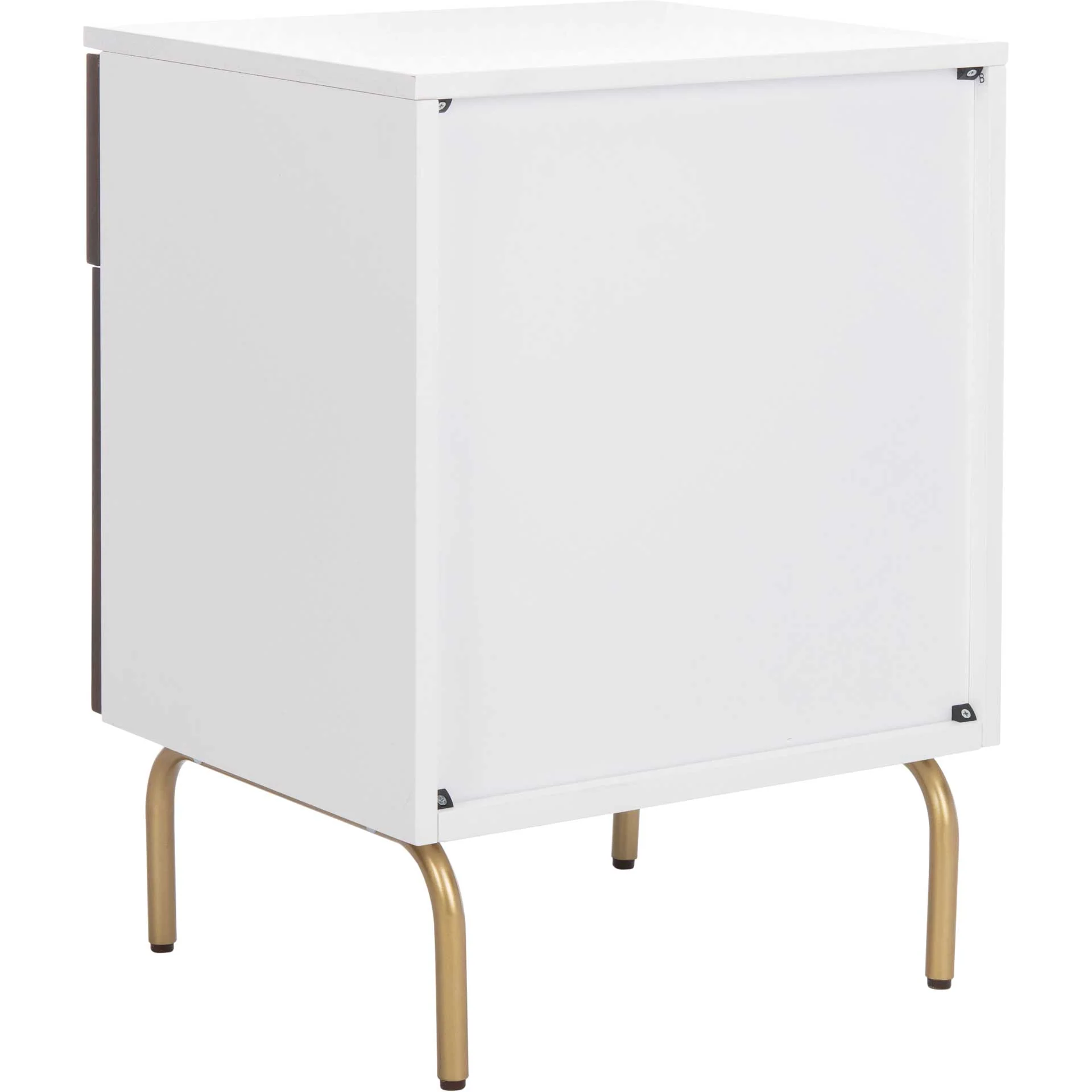 Gemma 2 Drawer Nightstand Walnut/White - Image 4