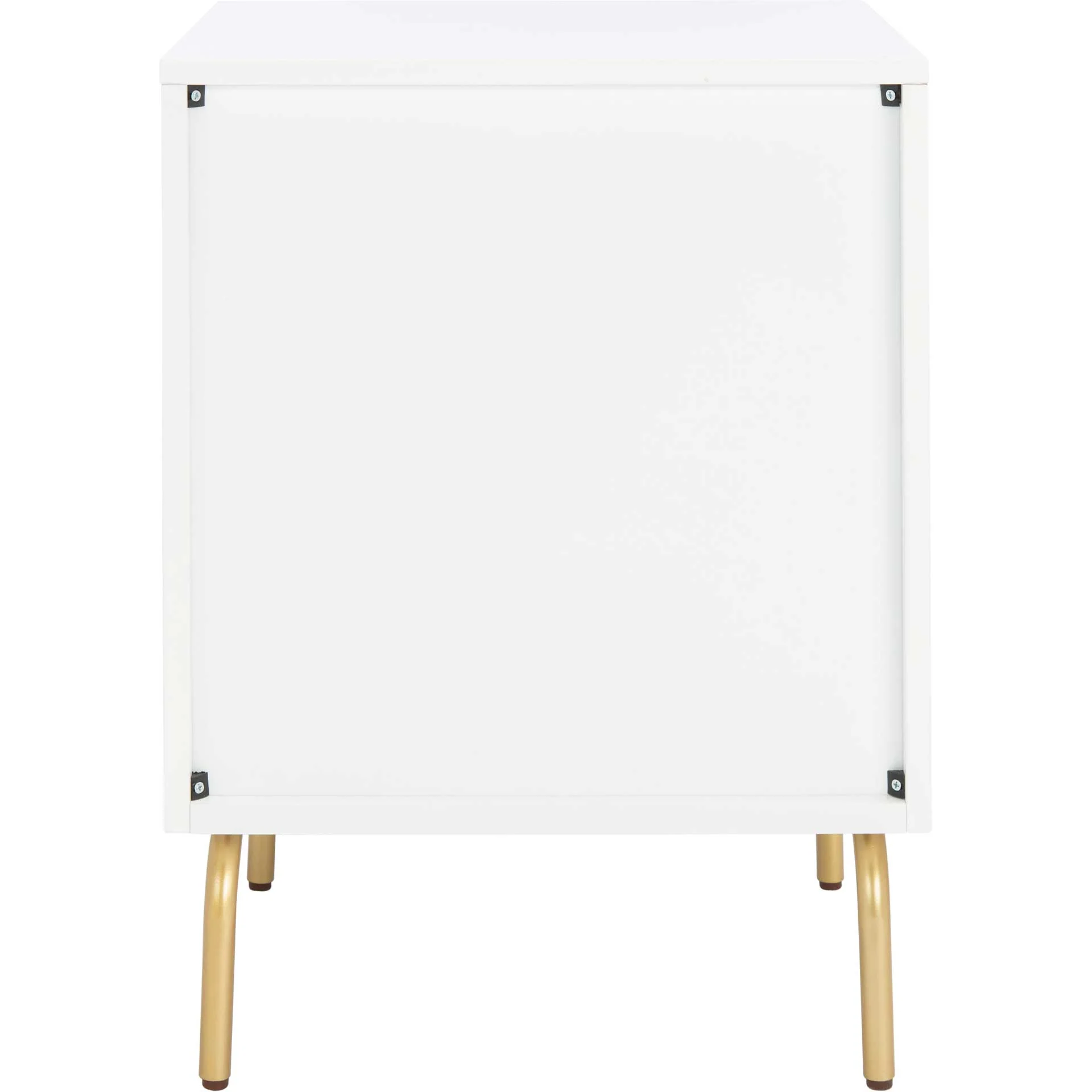 Gemma 2 Drawer Nightstand White/White Washed - Image 4