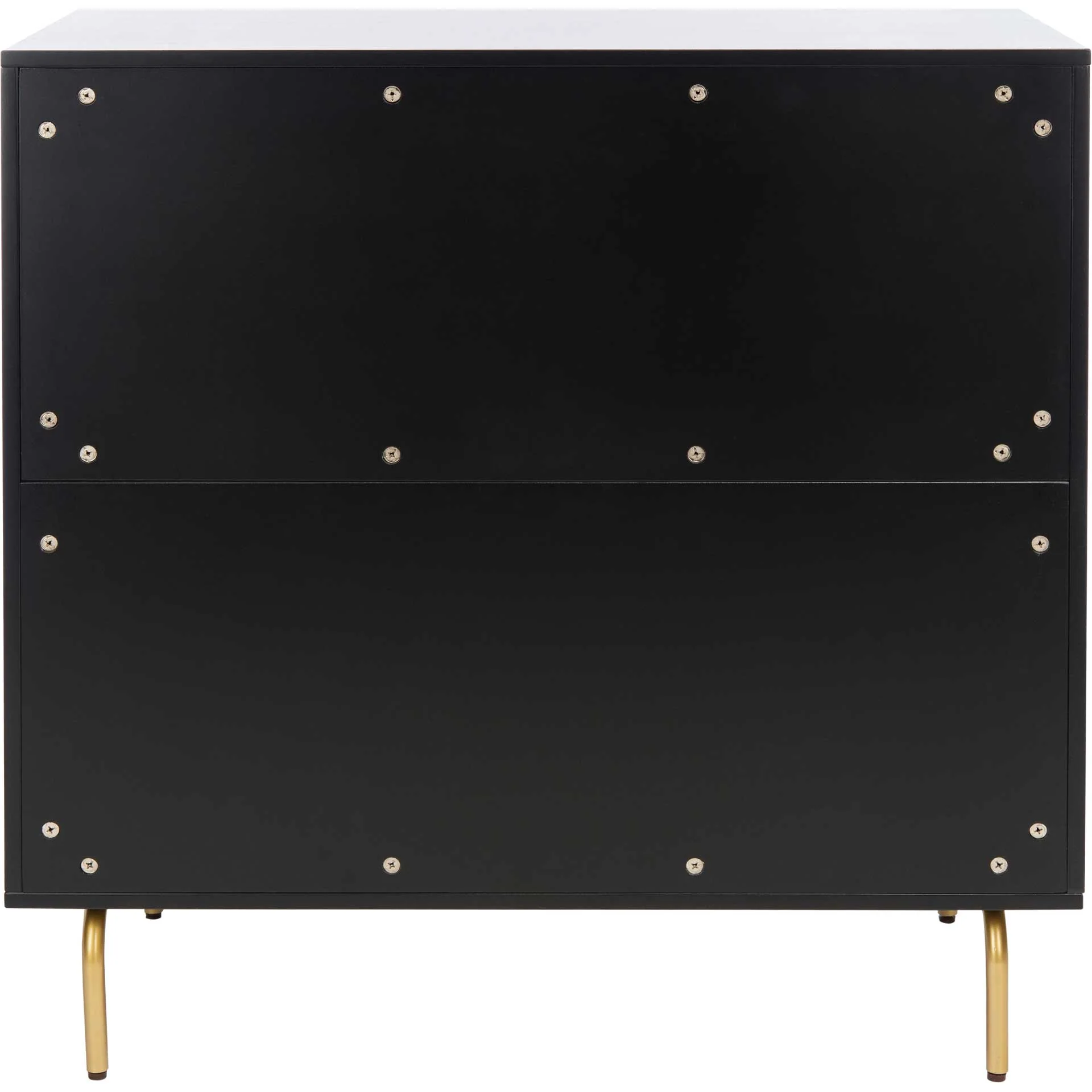 Gemma 3 Drawer Dresser Black/White Washed - Image 4