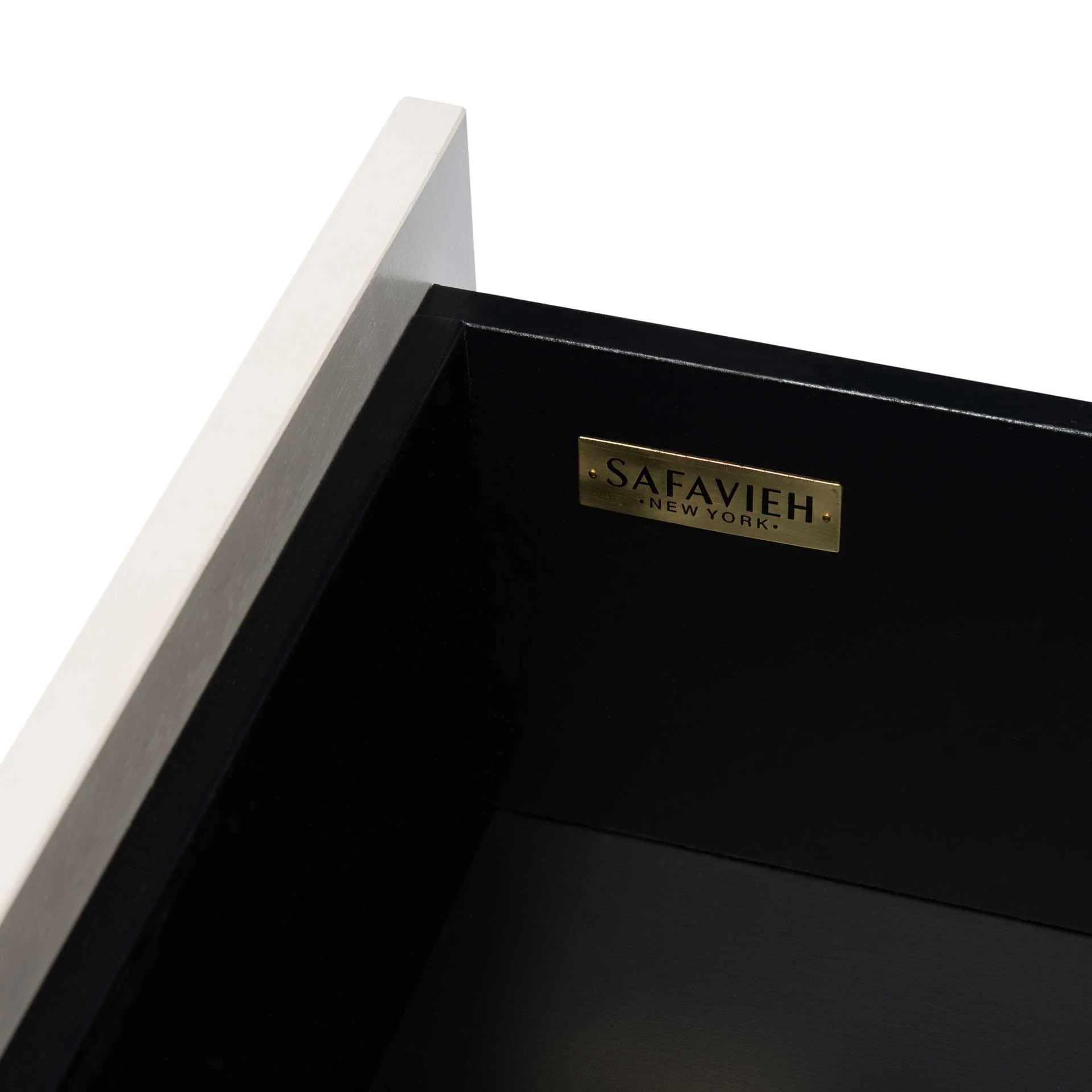Gemma 3 Drawer Dresser Black/White Washed - Image 7