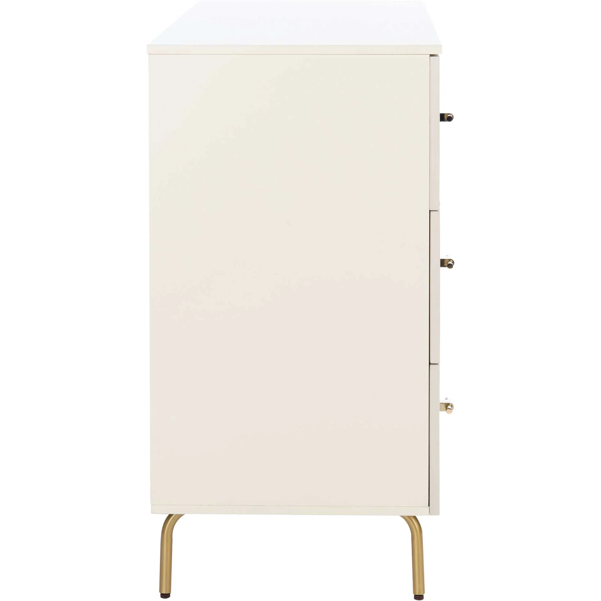 Gemma 3 Drawer Dresser Cream/White Washed - Image 3