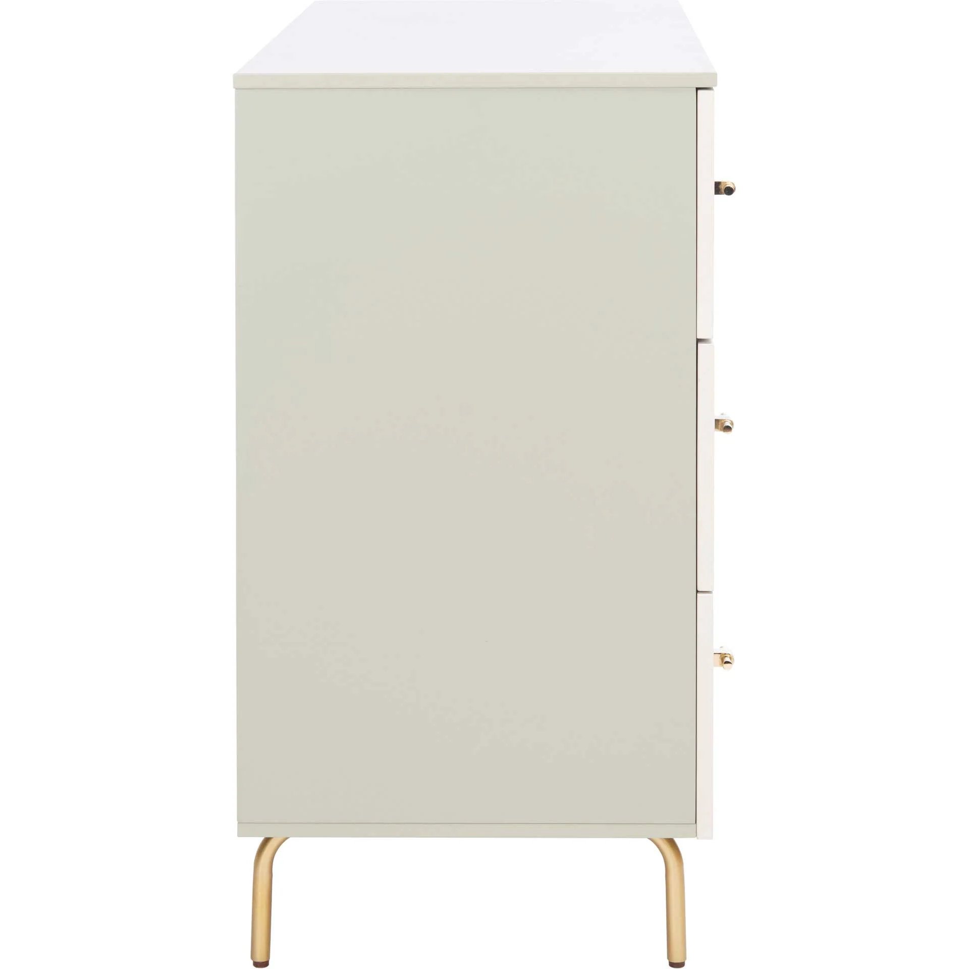Gemma 3 Drawer Dresser Gray/White Washed - Image 3
