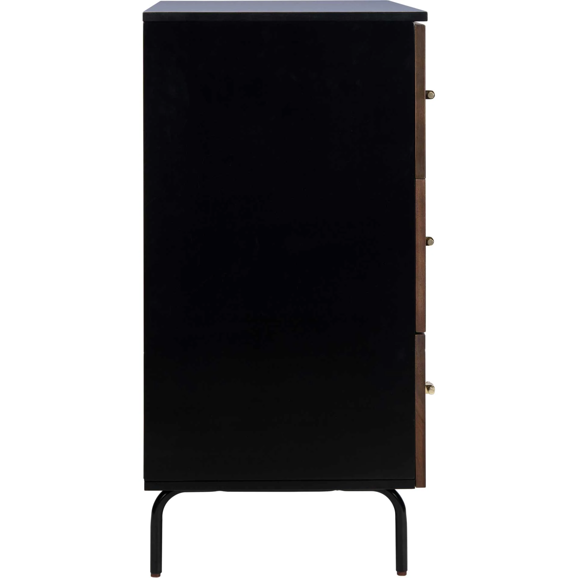 Gemma 3 Drawer Dresser Walnut/Black - Image 3