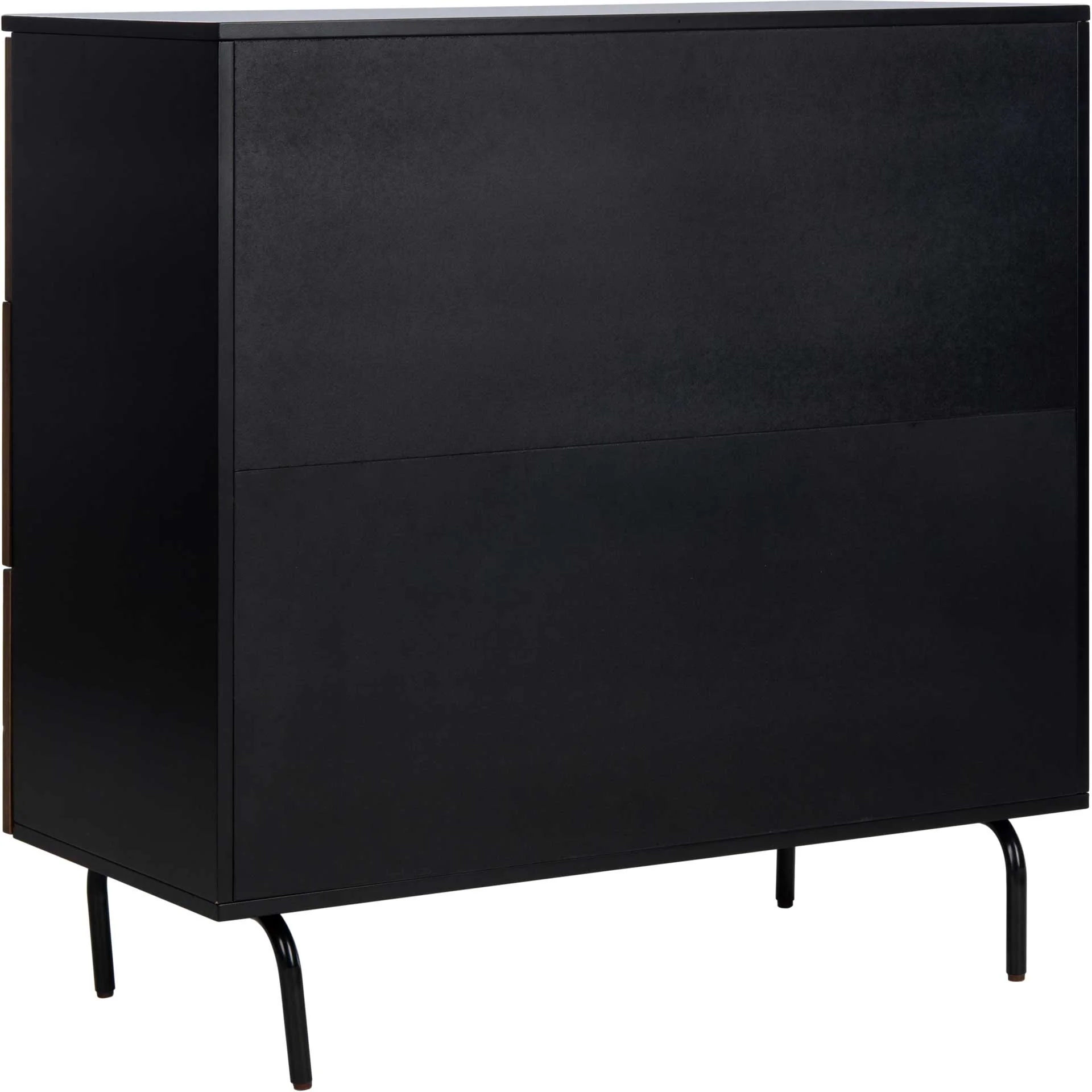 Gemma 3 Drawer Dresser Walnut/Black - Image 5