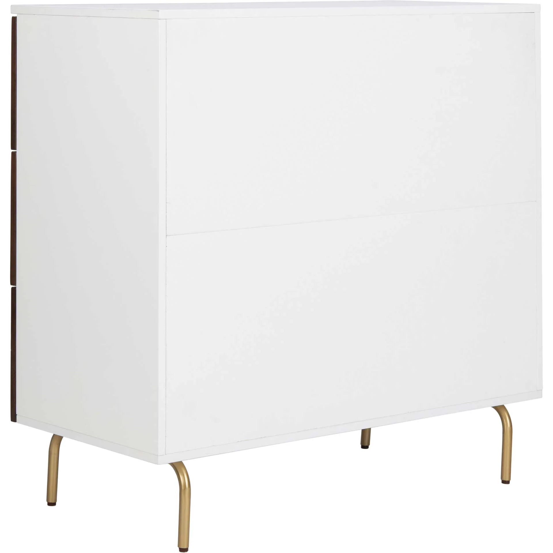 Gemma 3 Drawer Dresser Walnut/White - Image 5