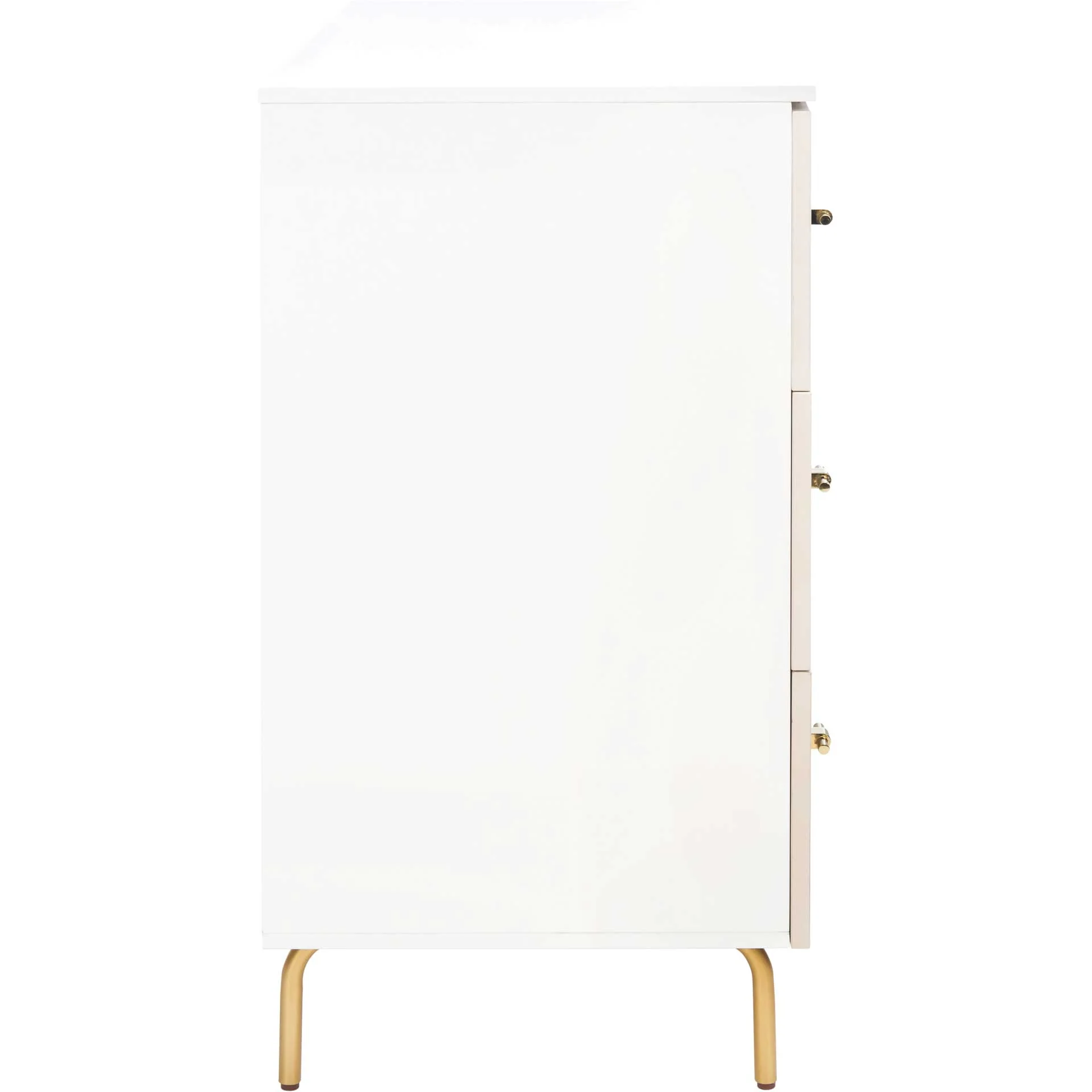 Gemma 3 Drawer Dresser White/White Washed - Image 3