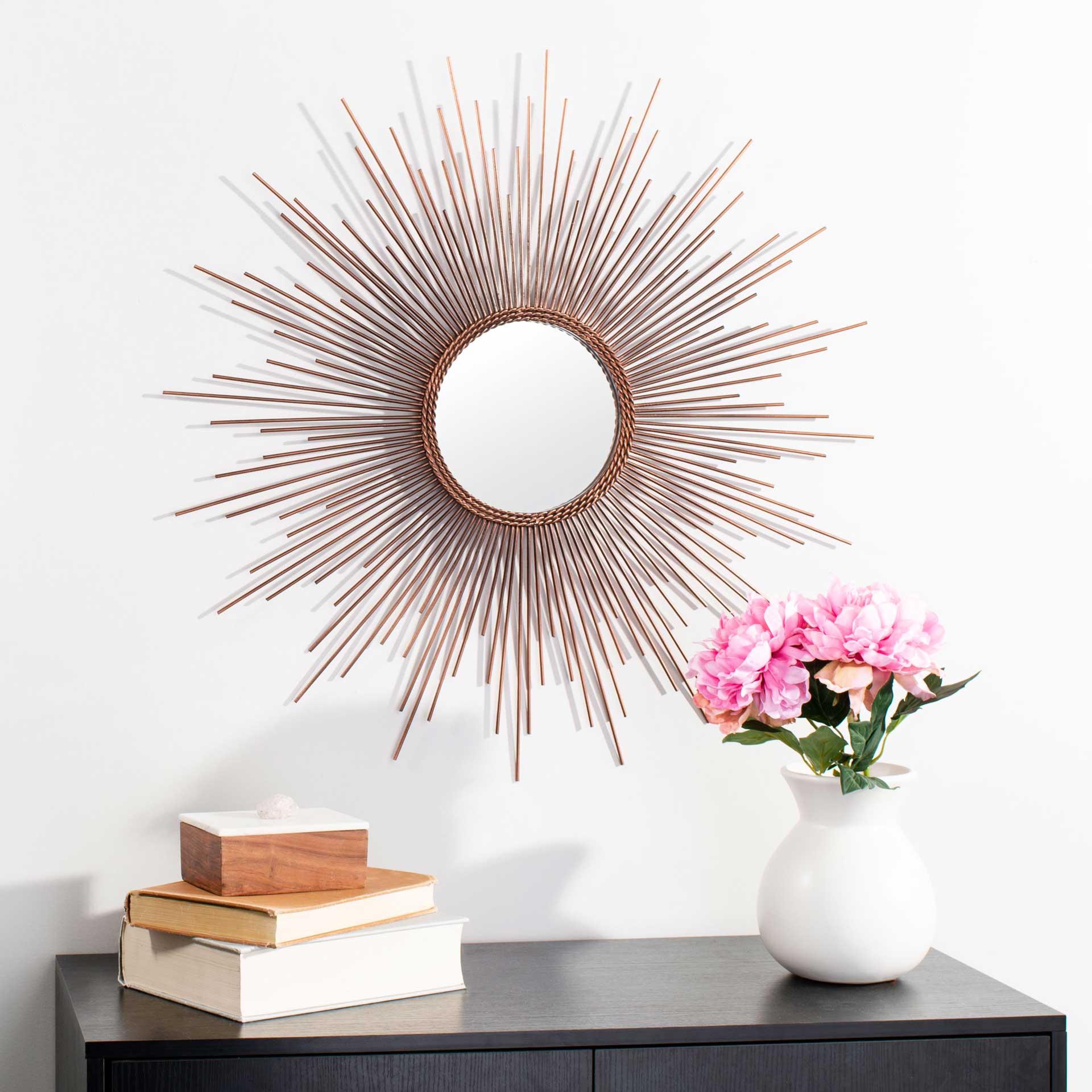 Gemma Sunburst Mirror Copper - Image 3