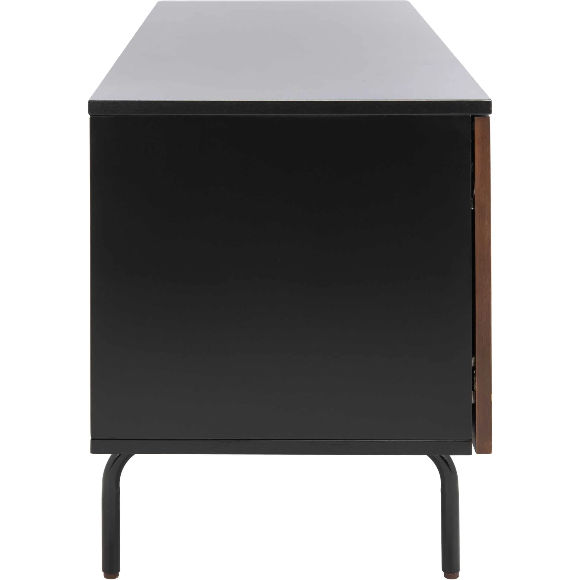 Gemma TV Stand Black/Walnut - Image 3