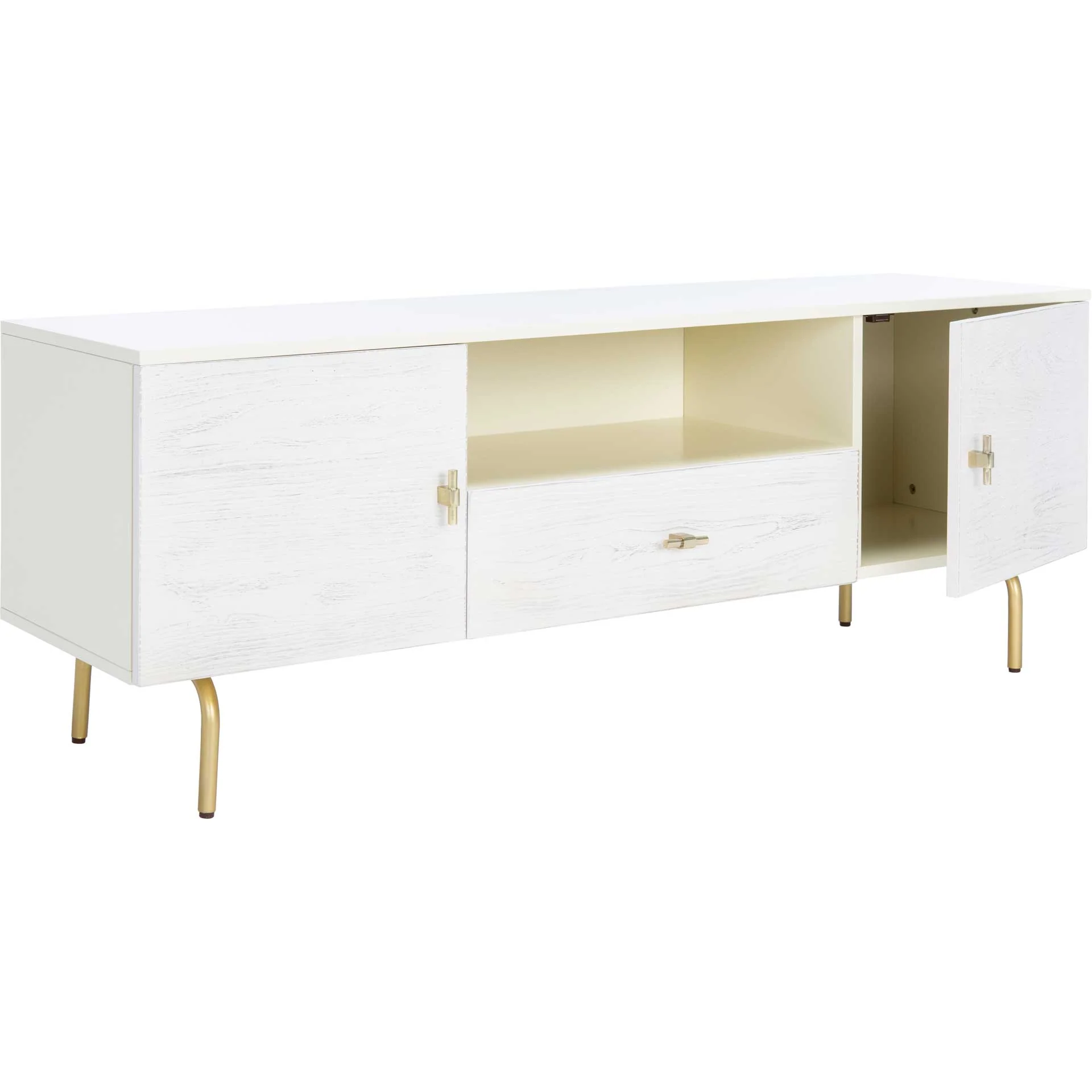 Gemma TV Stand Cream/White Washed - Image 2