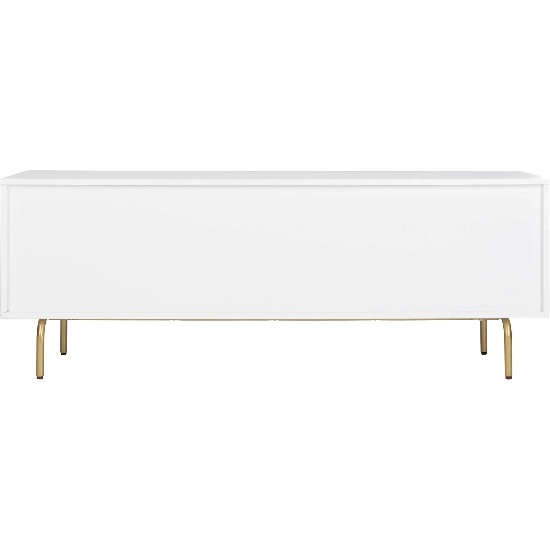 Gemma TV Stand Walnut/White/Gold - Image 4