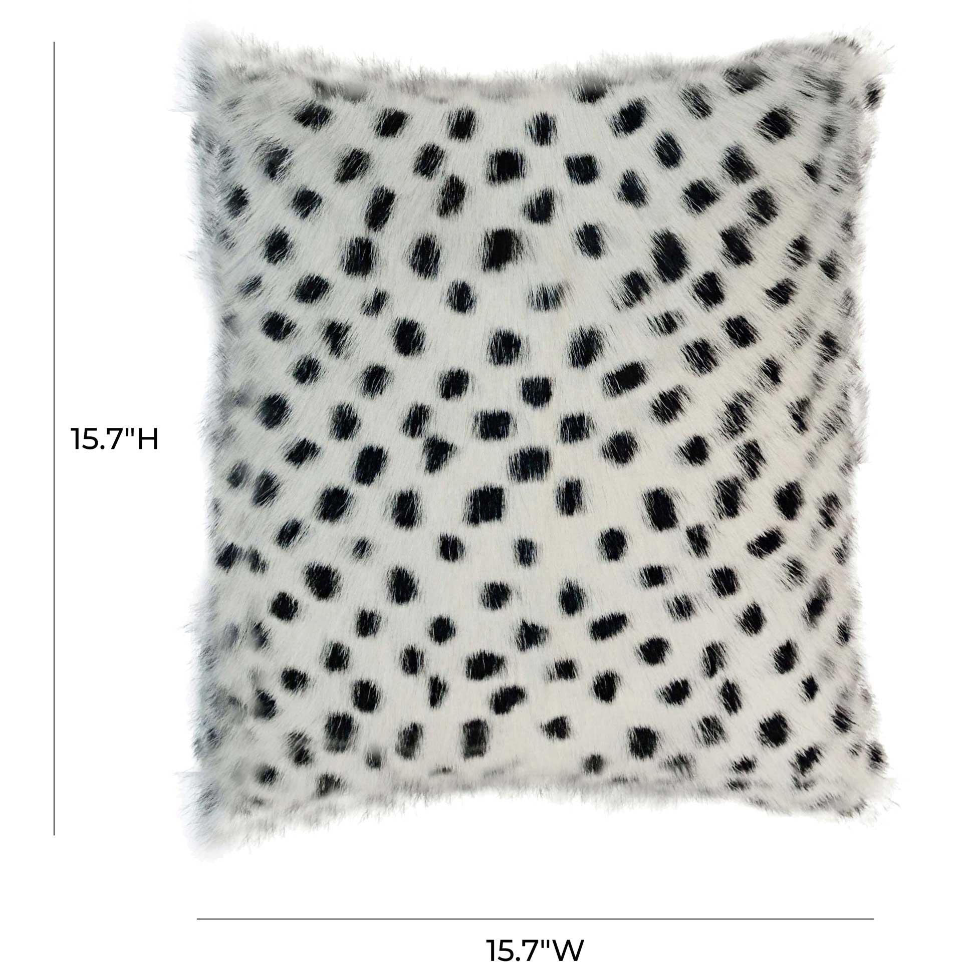 Genesis Goatskin Pillow White Leopard - Image 6