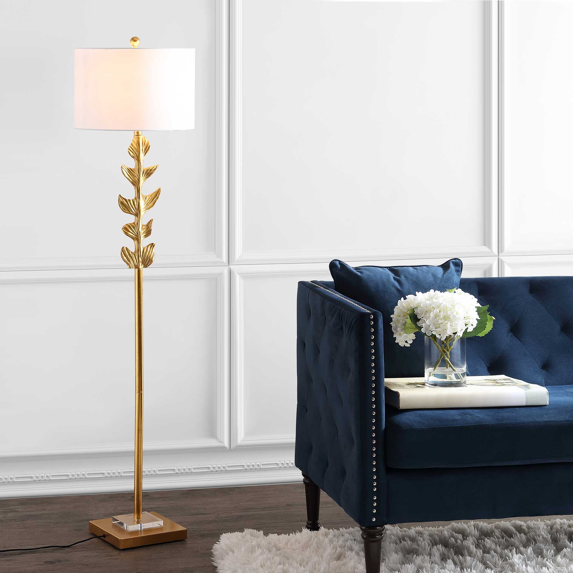 Genna Floor Lamp Gold - Image 4
