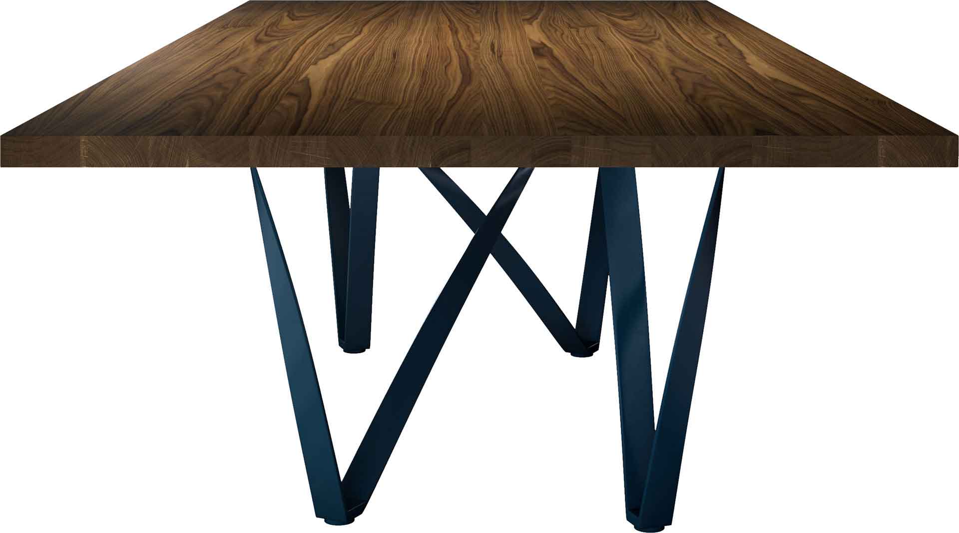 Genoa Dining Table Canaletto Walnut/Deep Ocean - Image 2
