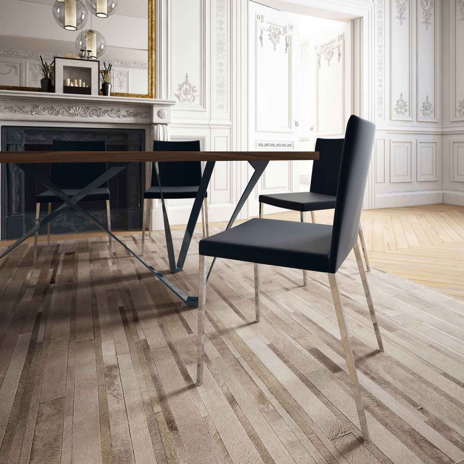 Genoa Dining Table Canaletto Walnut/Deep Ocean - Image 4