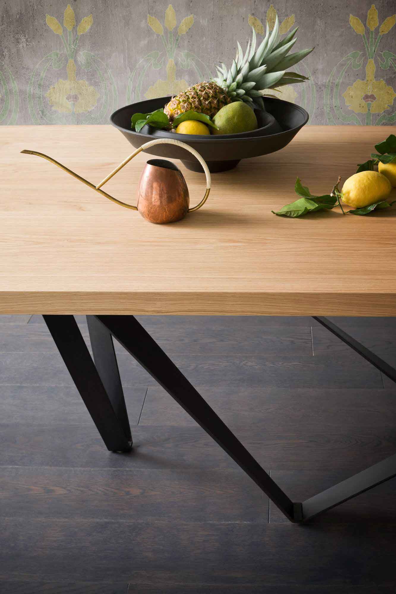 Genoa Dining Table Natural Oak/Anthracite - Image 7