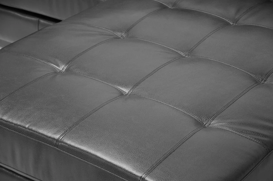 Genoa Sectional Sofa Black - Image 3