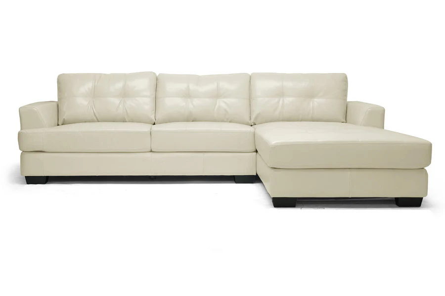 Genoa Sectional Sofa Cream - Image 2