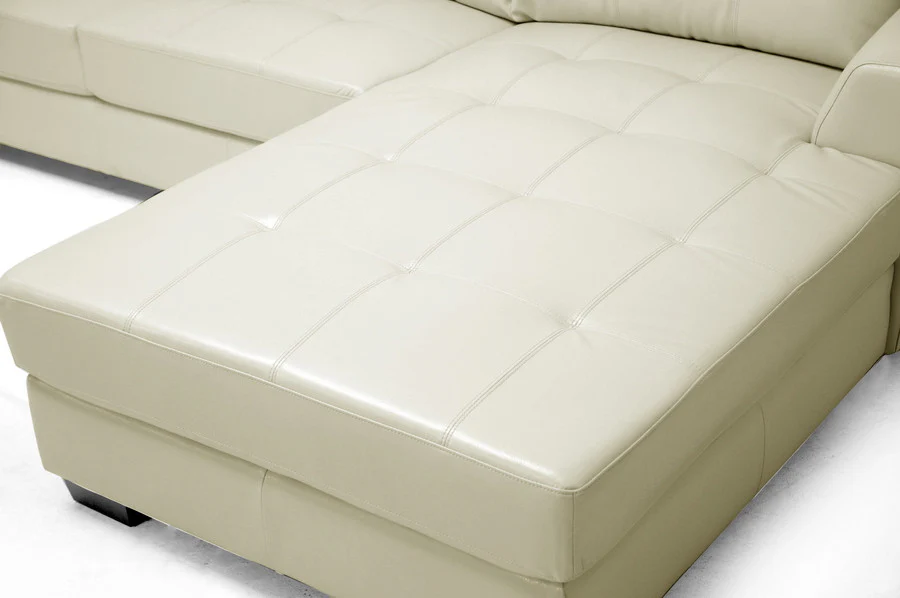 Genoa Sectional Sofa Cream - Image 3
