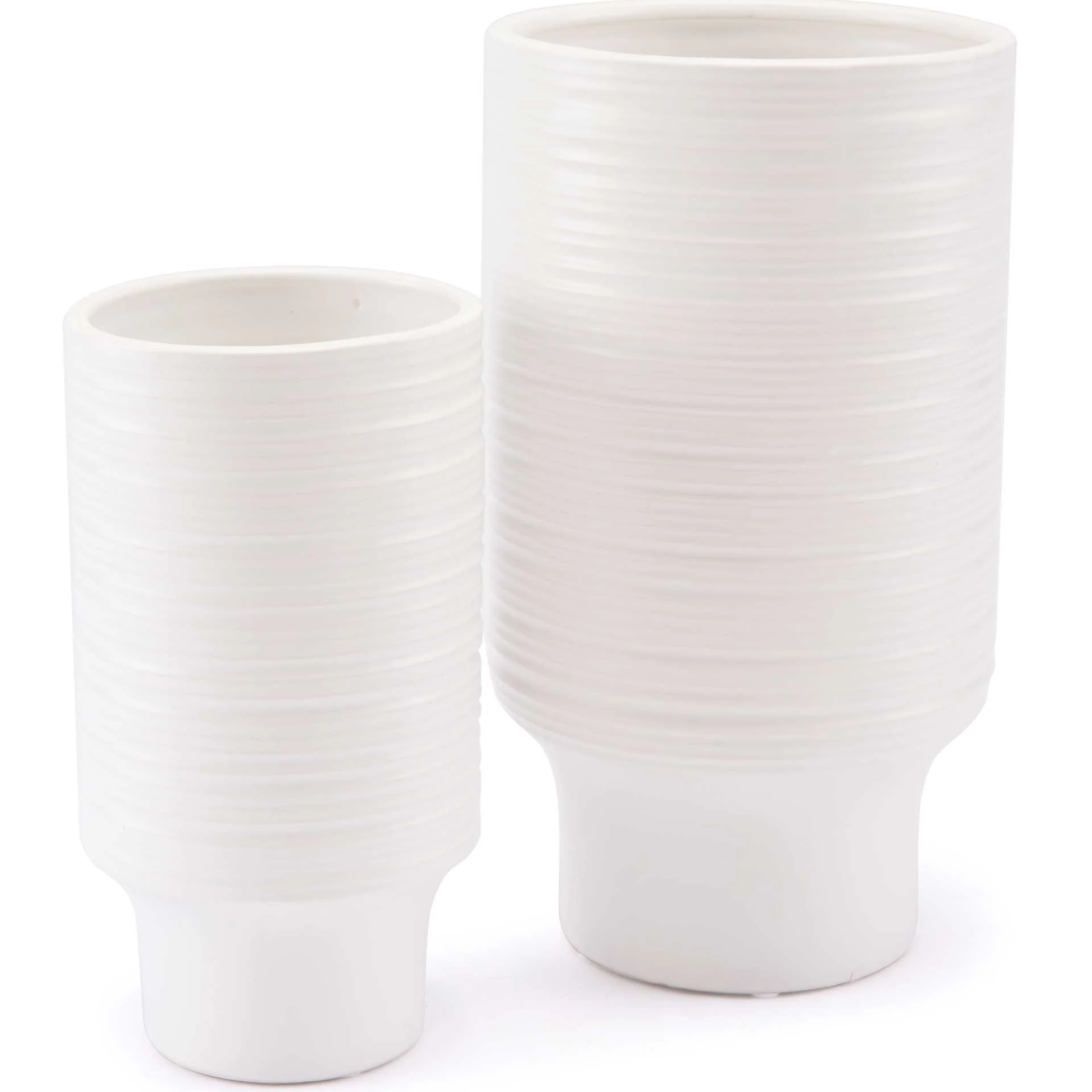Gentle Ripple Vase White - Image 4
