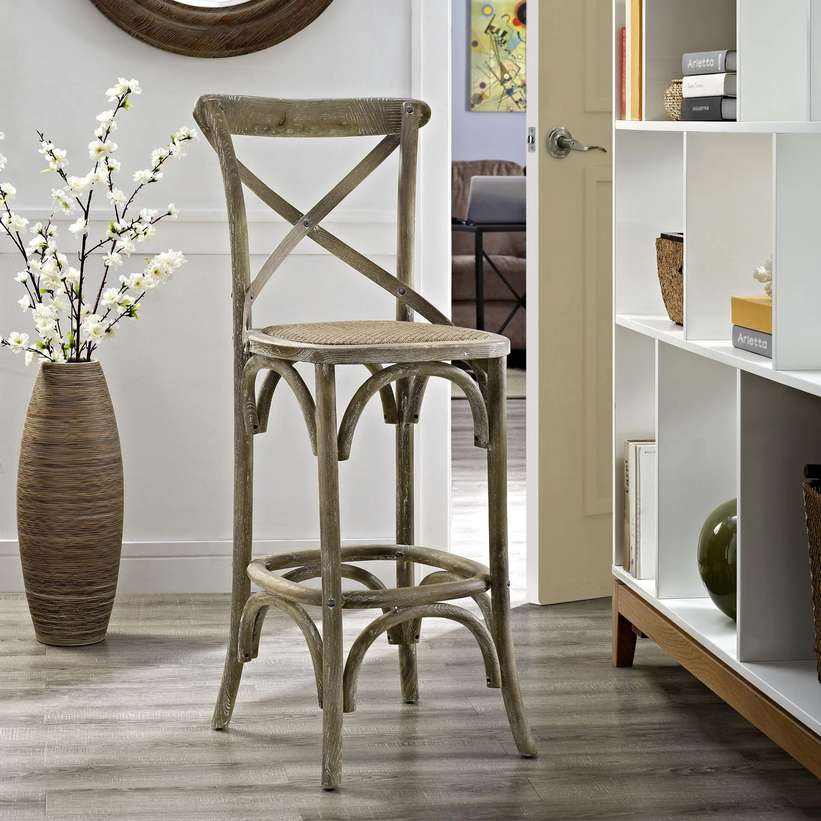 Gentry Bar Stool Gray - Image 4
