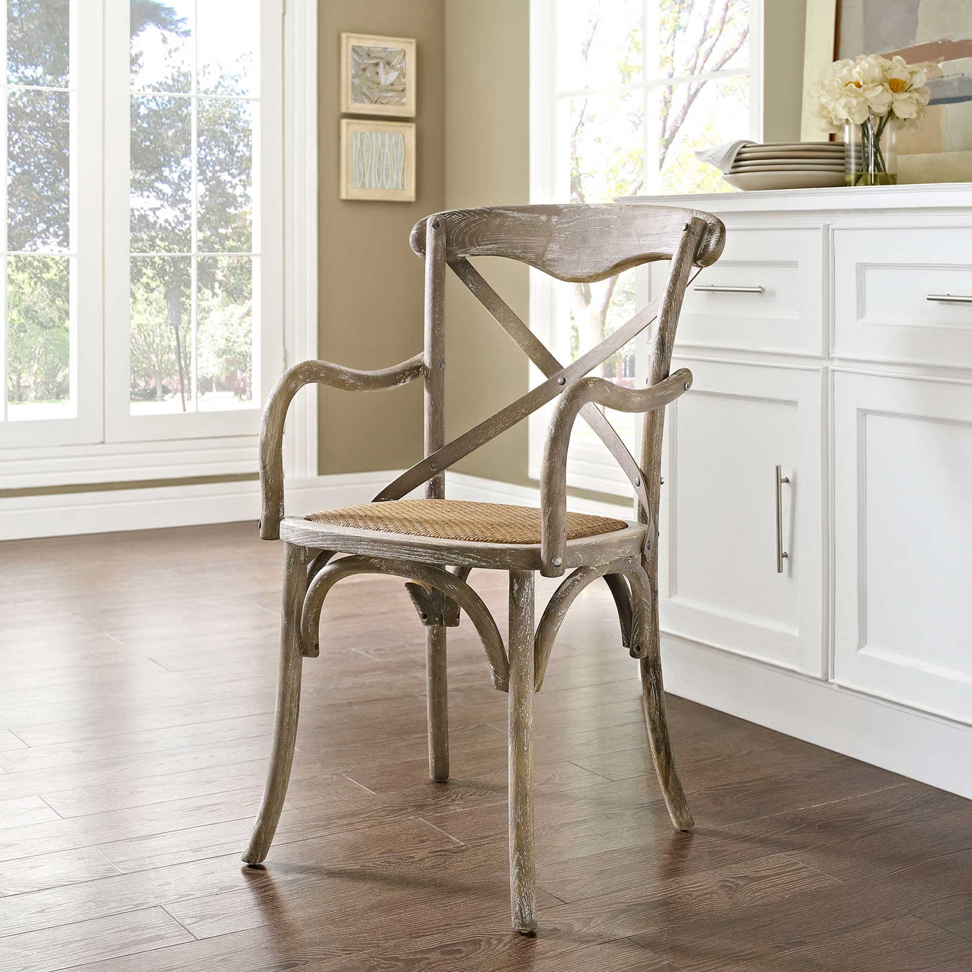 Gentry Dining Armchair Gray - Image 4