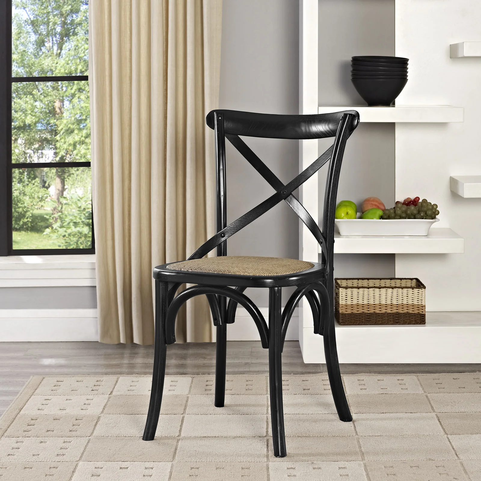 Gentry Dining Side Chair Black - Image 4