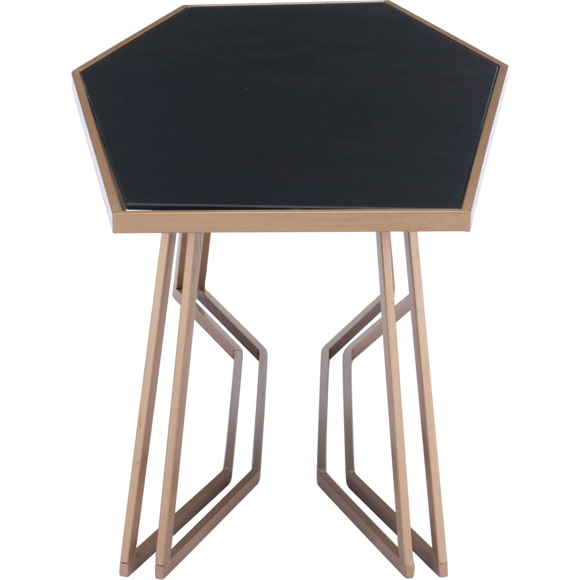 Geo Coffee Table Black/Gold - Image 2