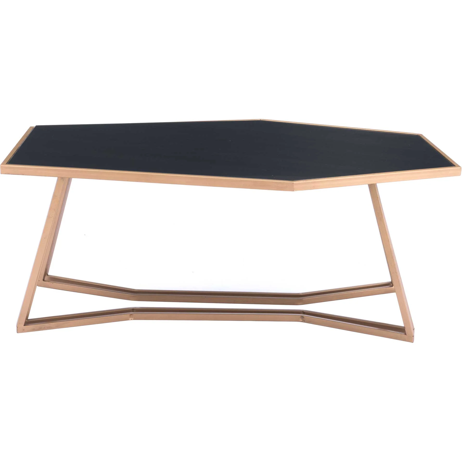 Geo Coffee Table Black/Gold - Image 3